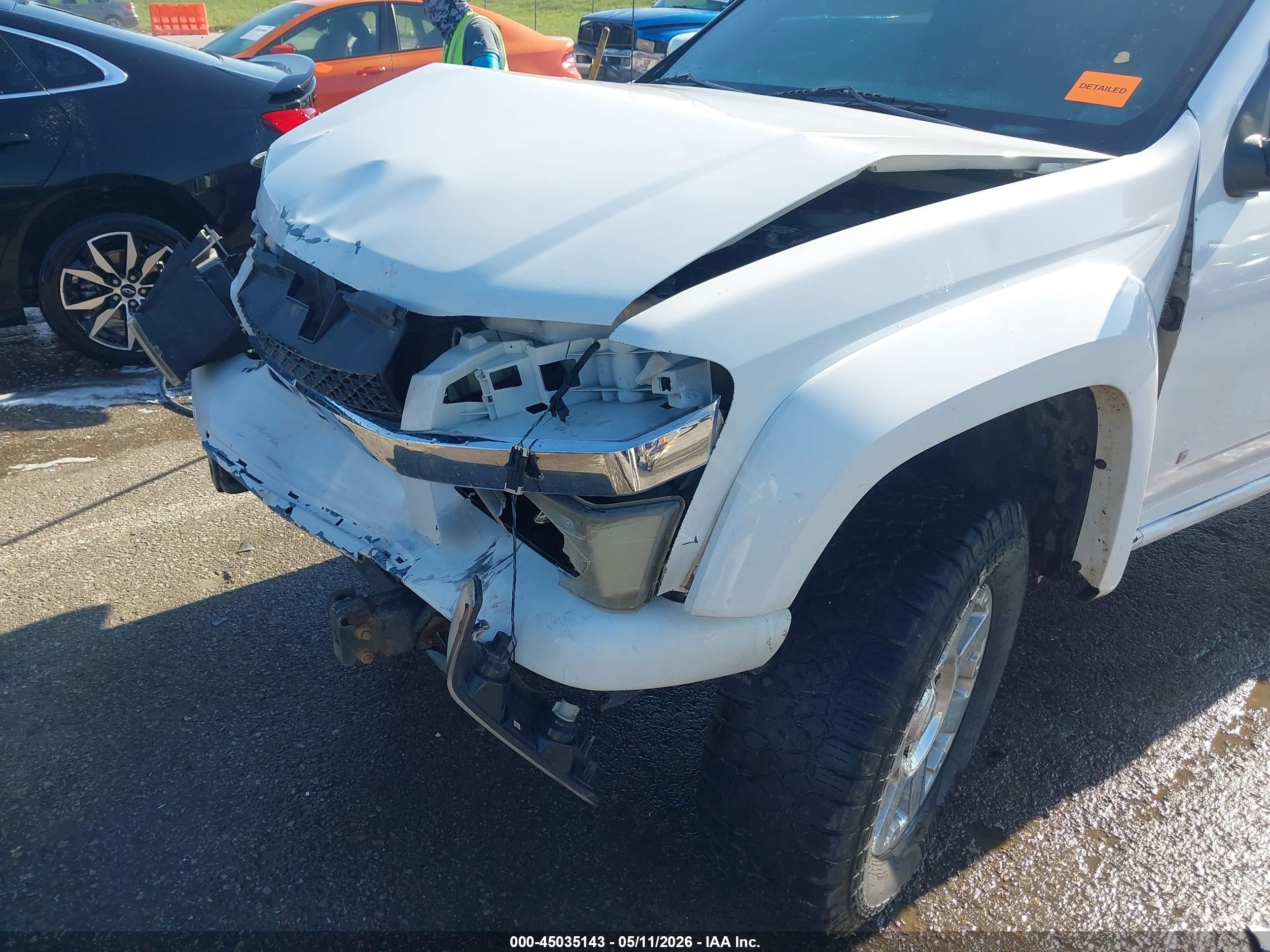 2012 Chevrolet Colorado 2lt White vin: 1GCHTDFE7C8148950
