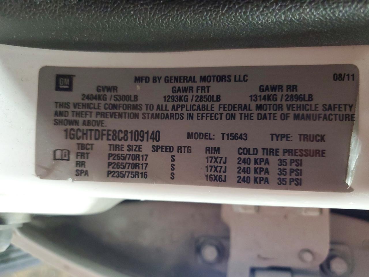 2012 Chevrolet Colorado Lt White vin: 1GCHTDFE8C8109140