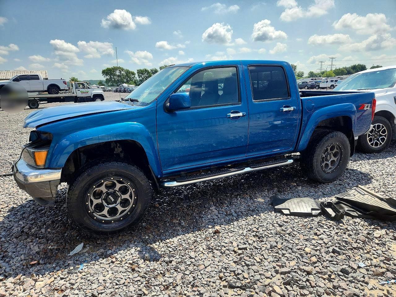2012 Chevrolet Colorado Lt Blue vin: 1GCHTDFE8C8147645
