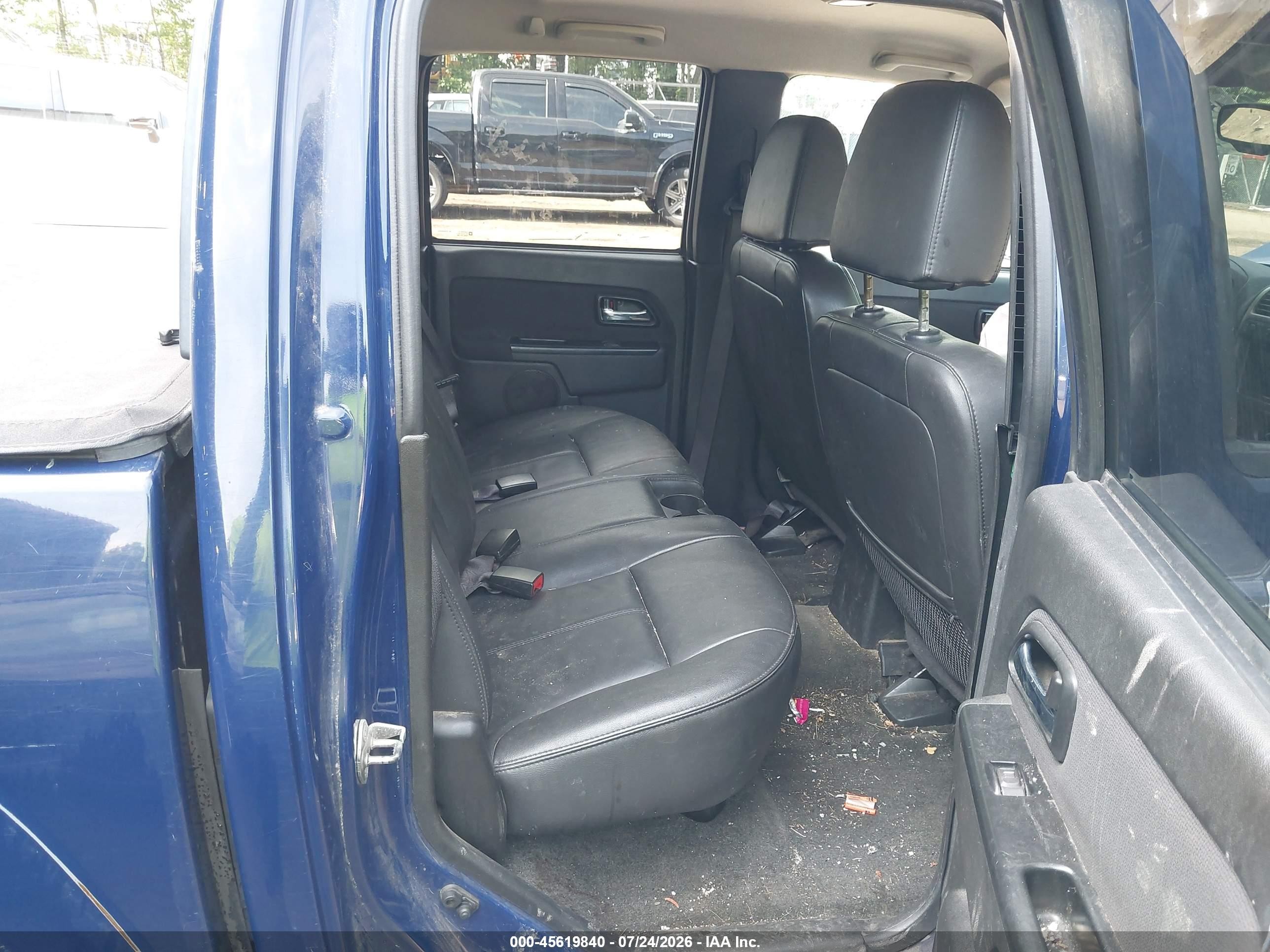 2012 Chevrolet Colorado Lt W/2lt Blue vin: 1GCHTDFE9C8134239