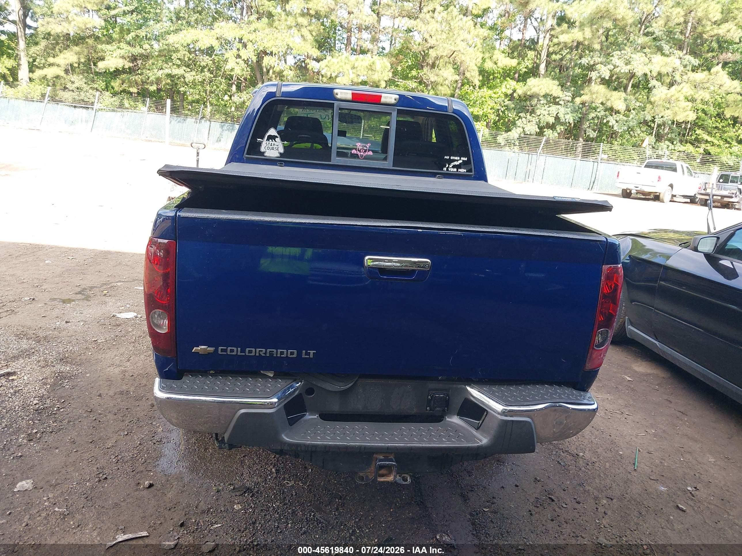 2012 Chevrolet Colorado Lt W/2lt Blue vin: 1GCHTDFE9C8134239