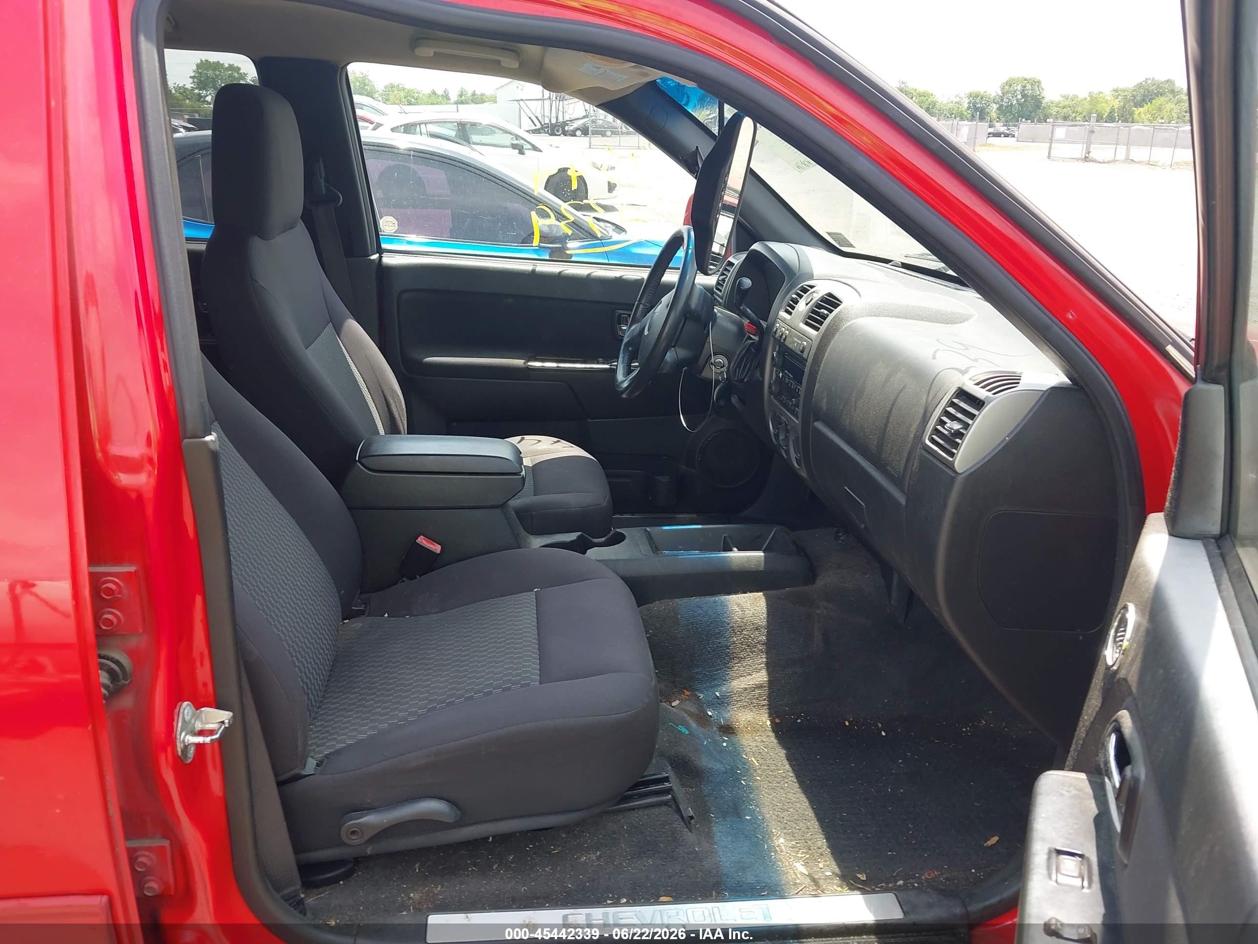 2012 Chevrolet Colorado Lt W/2lt Red vin: 1GCHTDFE9C8136458