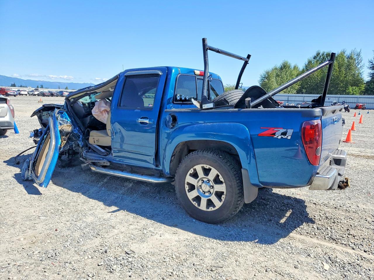 2012 Chevrolet Colorado Lt Blue vin: 1GCHTDFE9C8148125