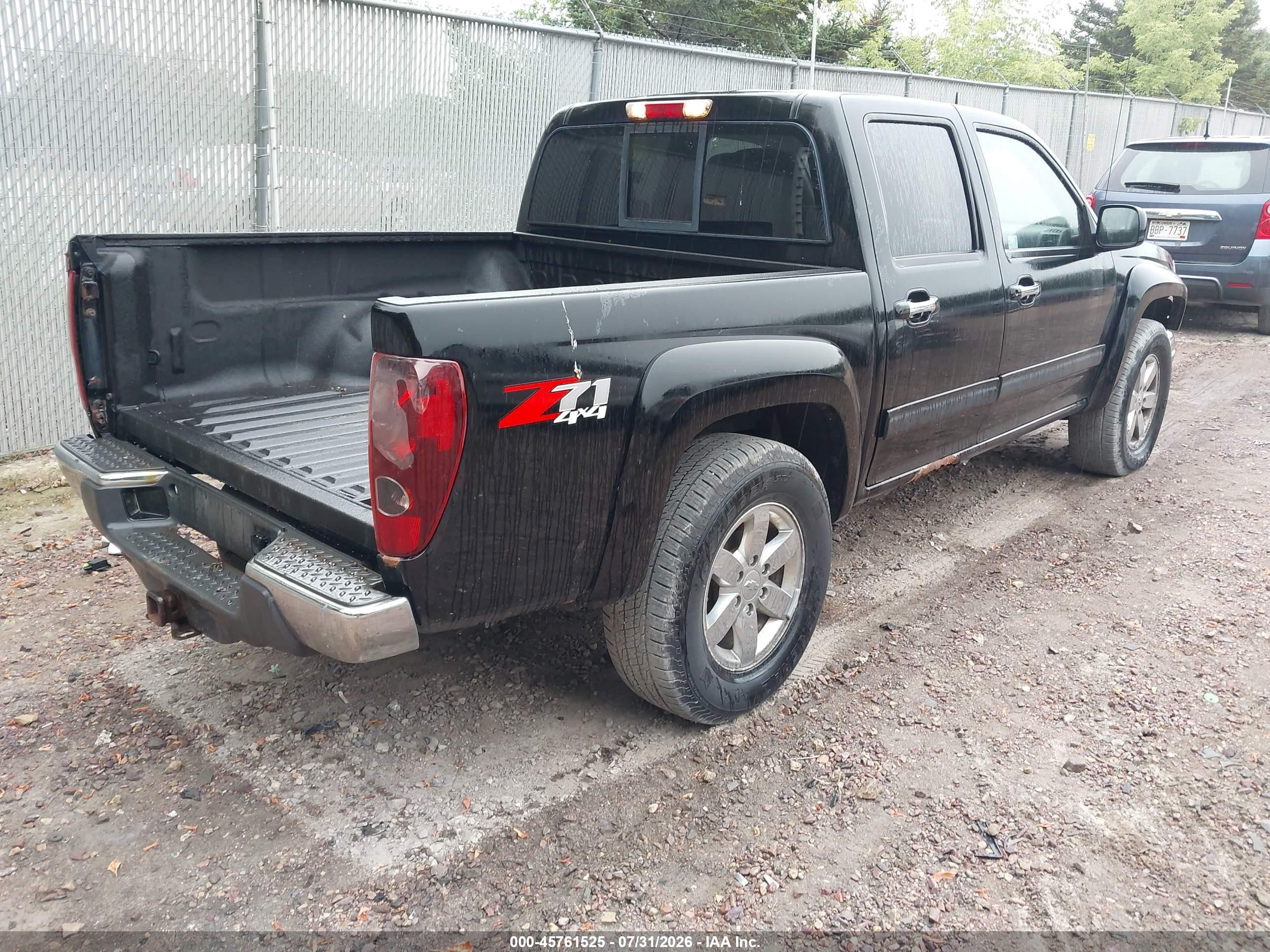 2011 Chevrolet Colorado 2lt Black vin: 1GCHTDFEXB8108781