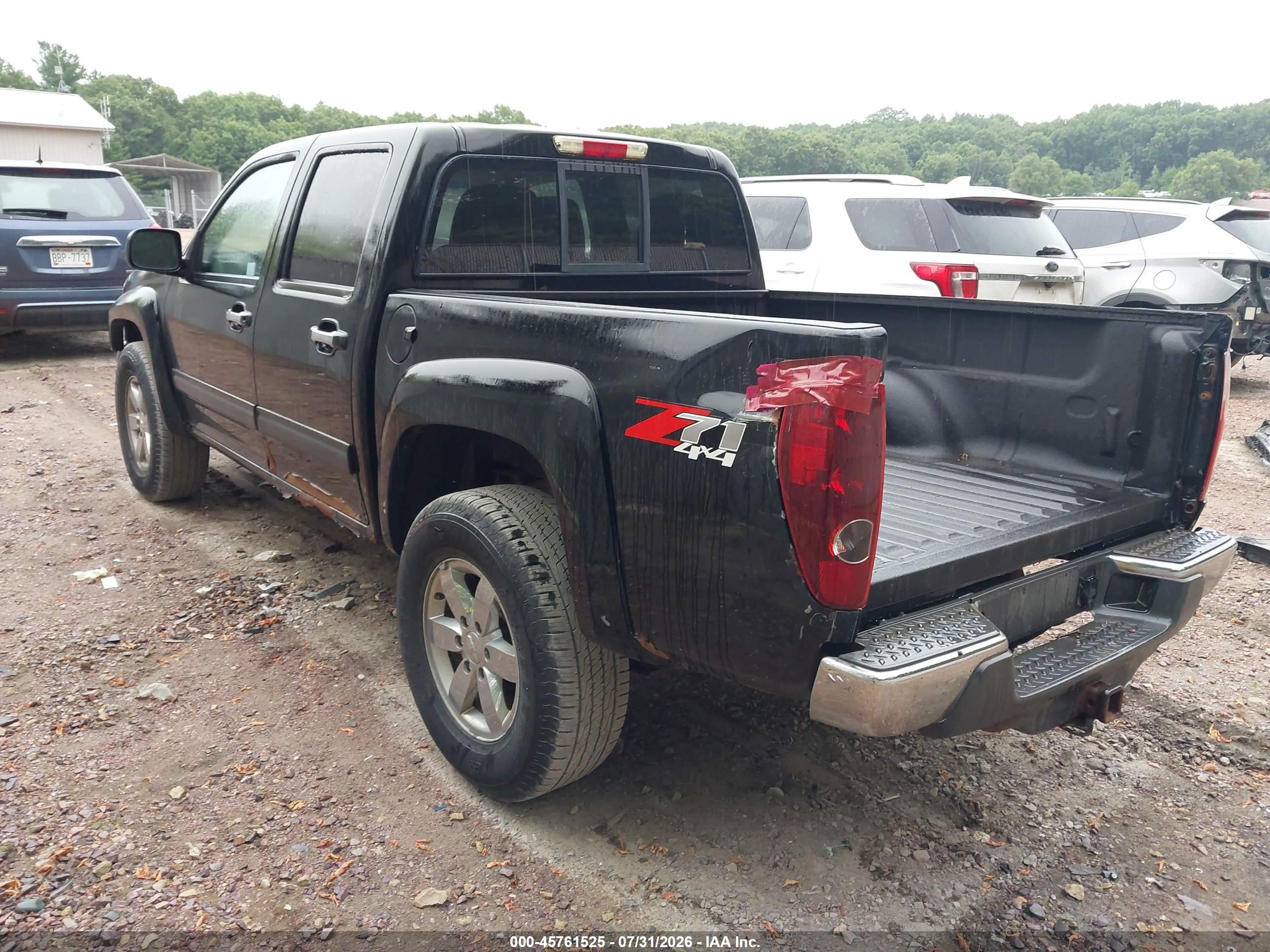 2011 Chevrolet Colorado 2lt Black vin: 1GCHTDFEXB8108781