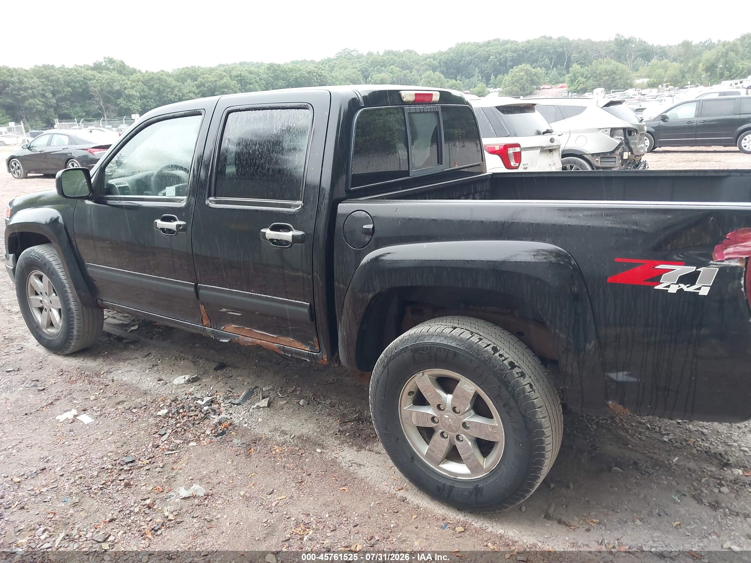 2011 Chevrolet Colorado 2lt Black vin: 1GCHTDFEXB8108781