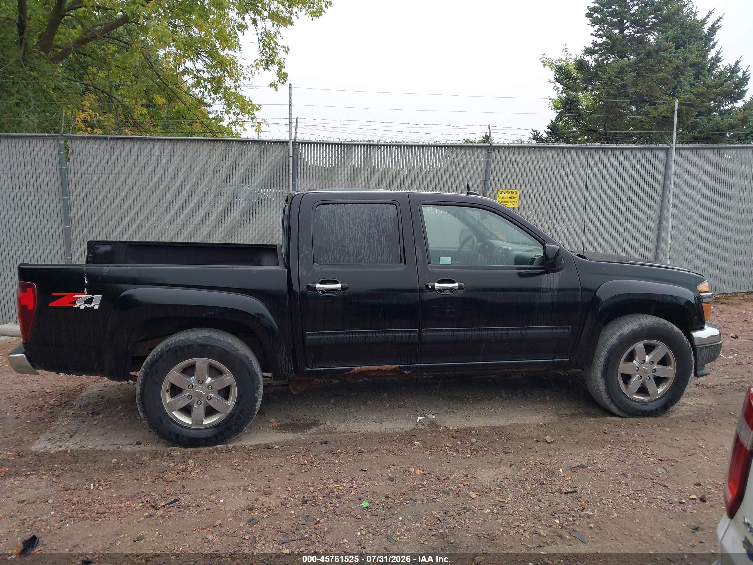 2011 Chevrolet Colorado 2lt Black vin: 1GCHTDFEXB8108781