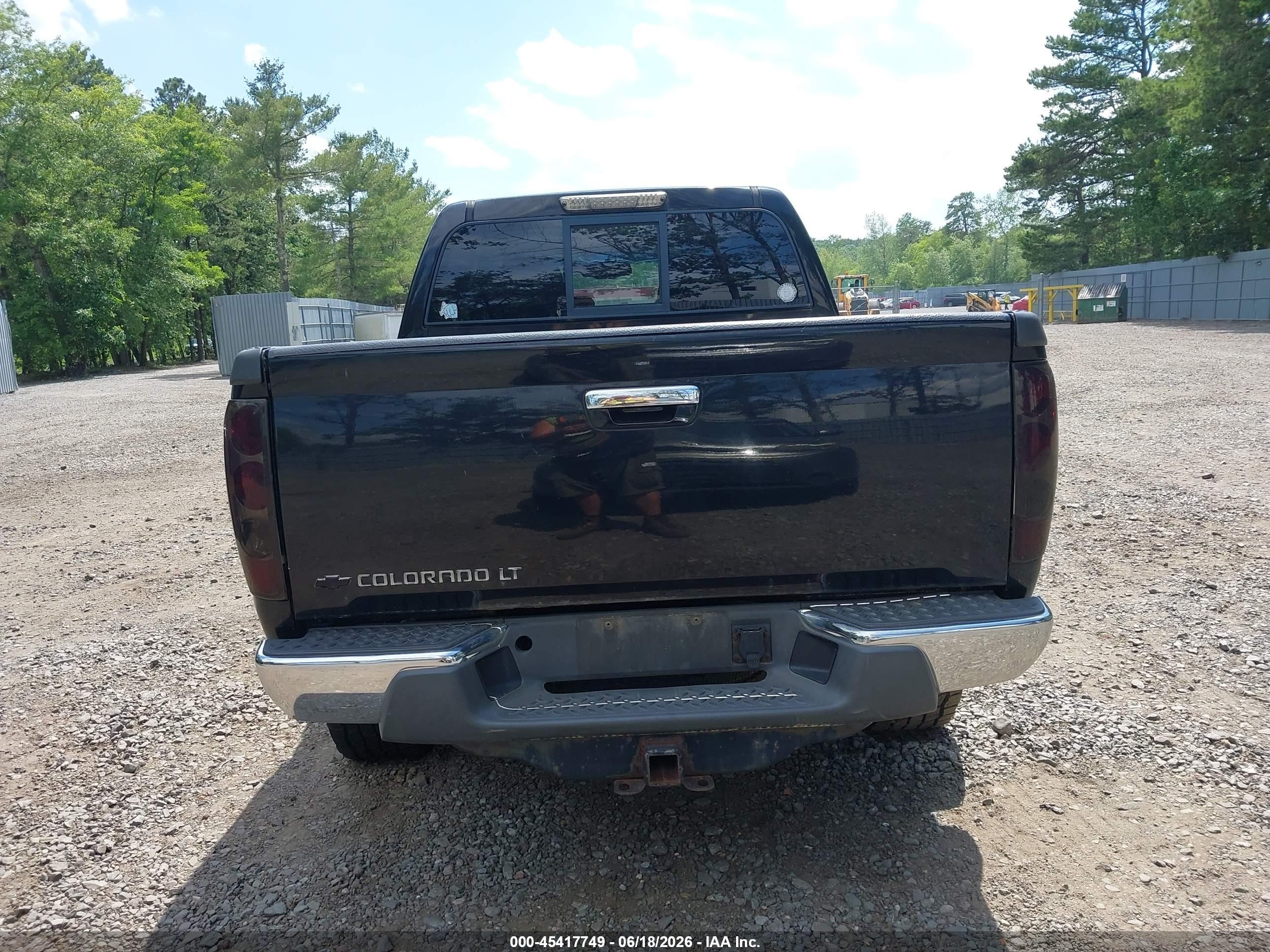 2012 Chevrolet Colorado Lt W/2lt Black vin: 1GCHTDFEXC8105770