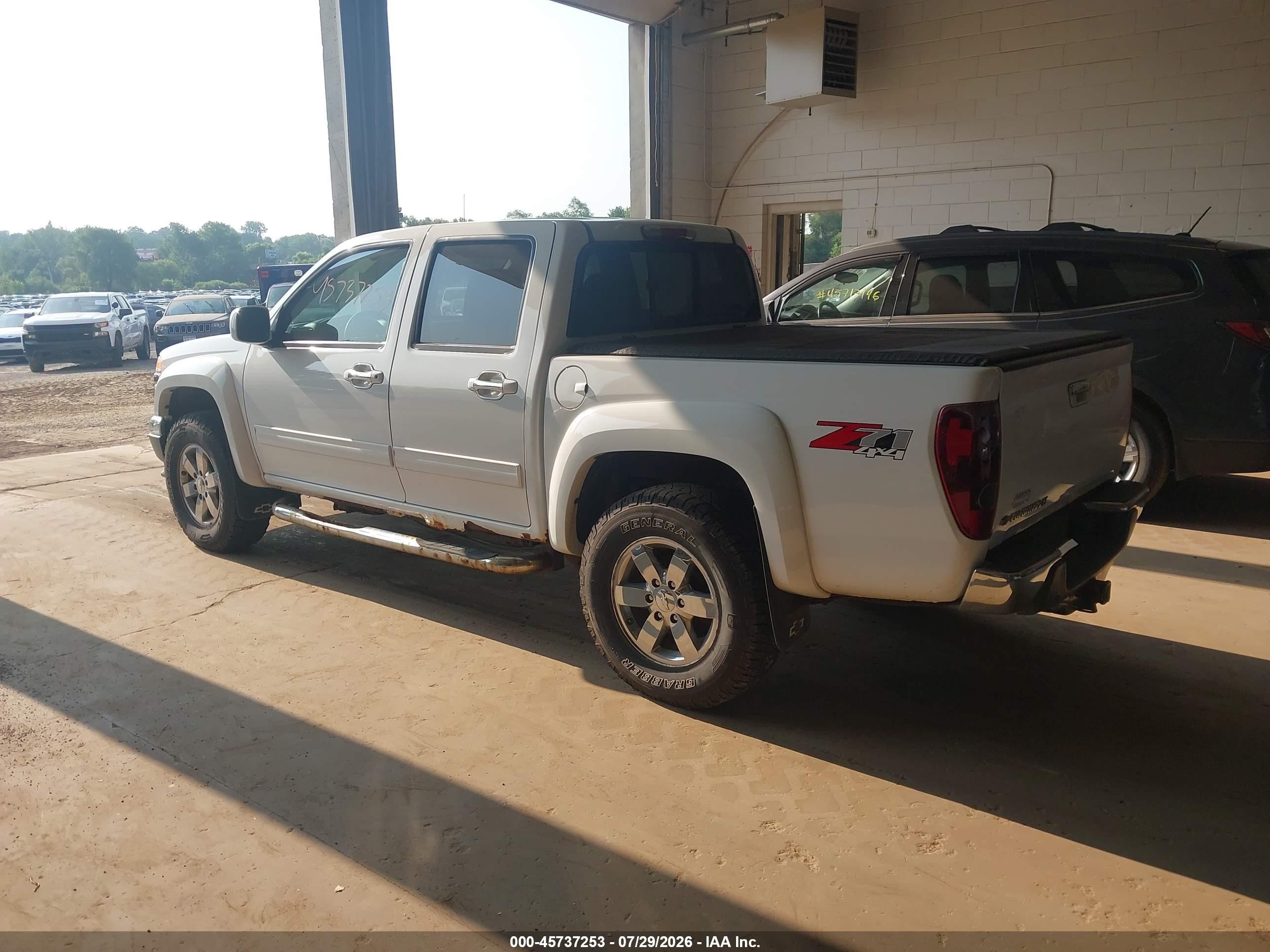 2012 Chevrolet Colorado Lt W/2lt White vin: 1GCHTDFEXC8129390