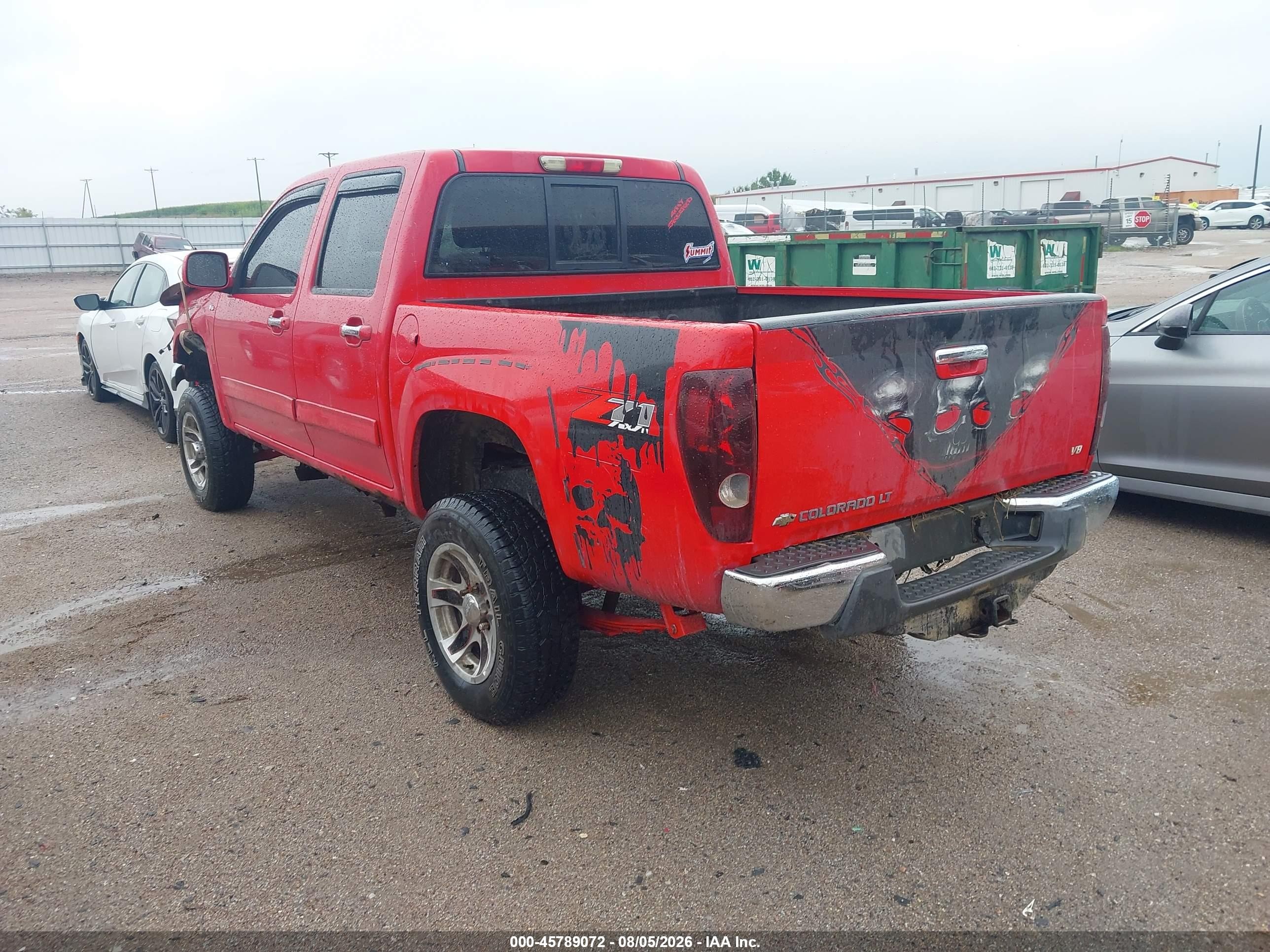 2011 Chevrolet Colorado 2lt Red vin: 1GCHTDFP2B8113409