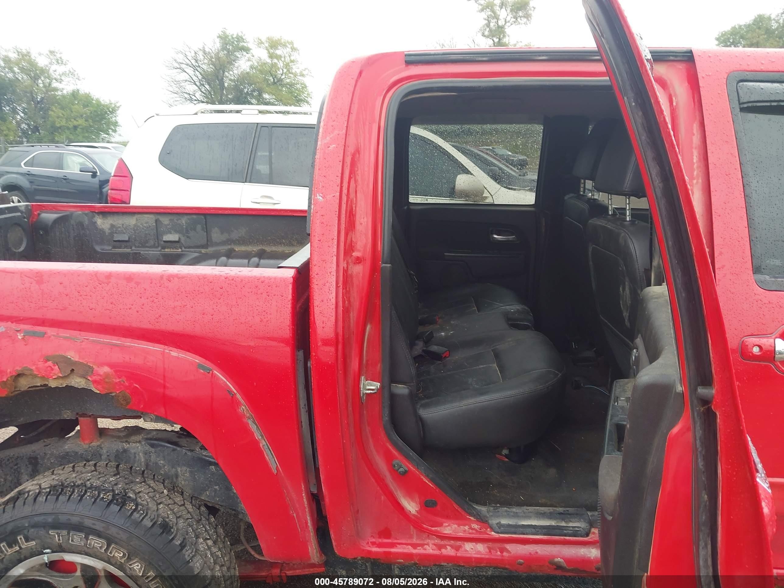 2011 Chevrolet Colorado 2lt Red vin: 1GCHTDFP2B8113409