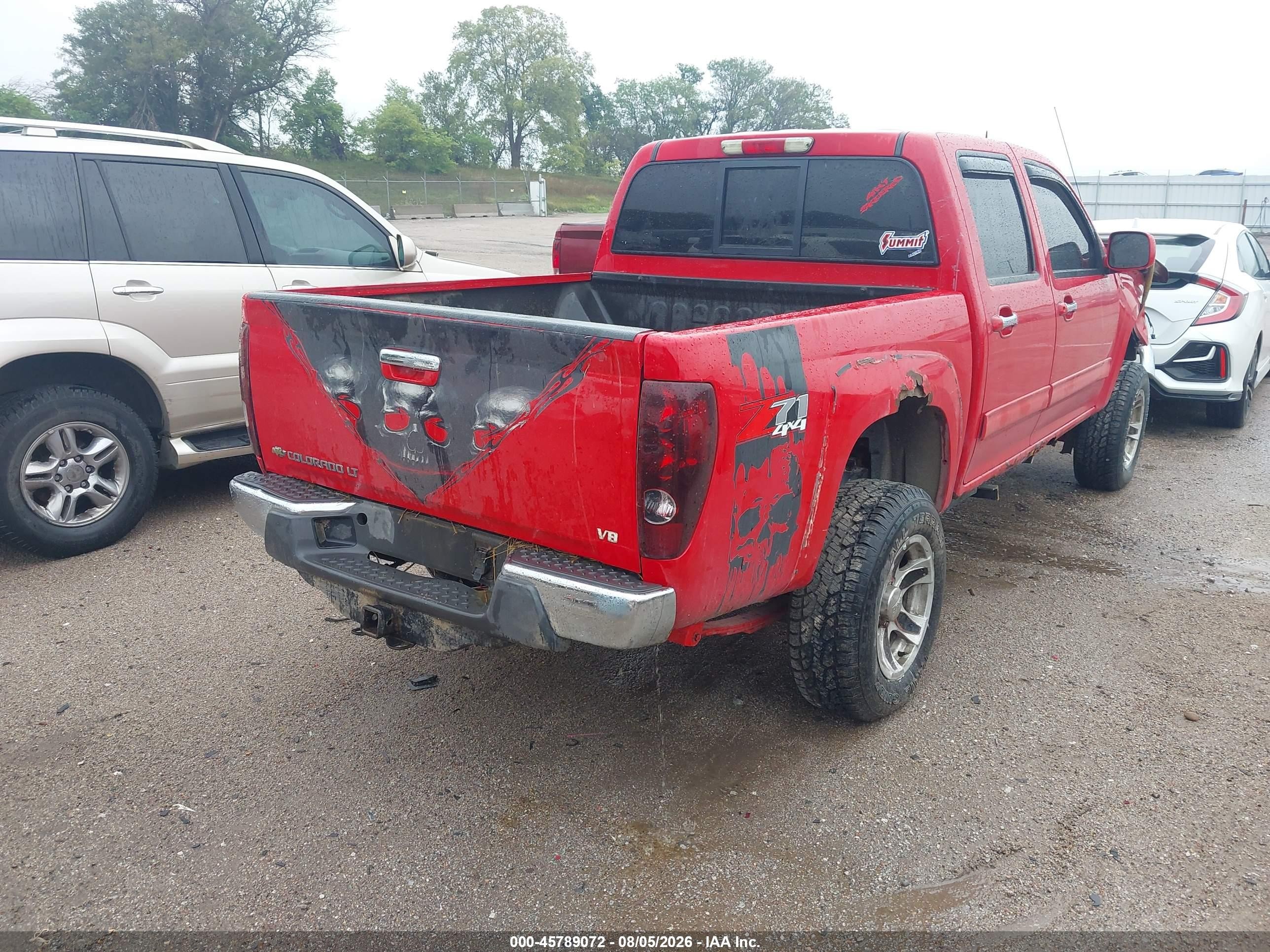 2011 Chevrolet Colorado 2lt Red vin: 1GCHTDFP2B8113409