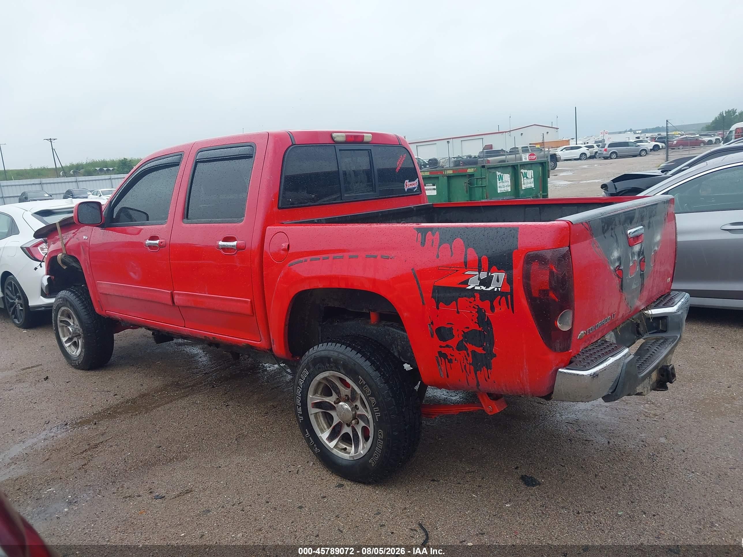 2011 Chevrolet Colorado 2lt Red vin: 1GCHTDFP2B8113409