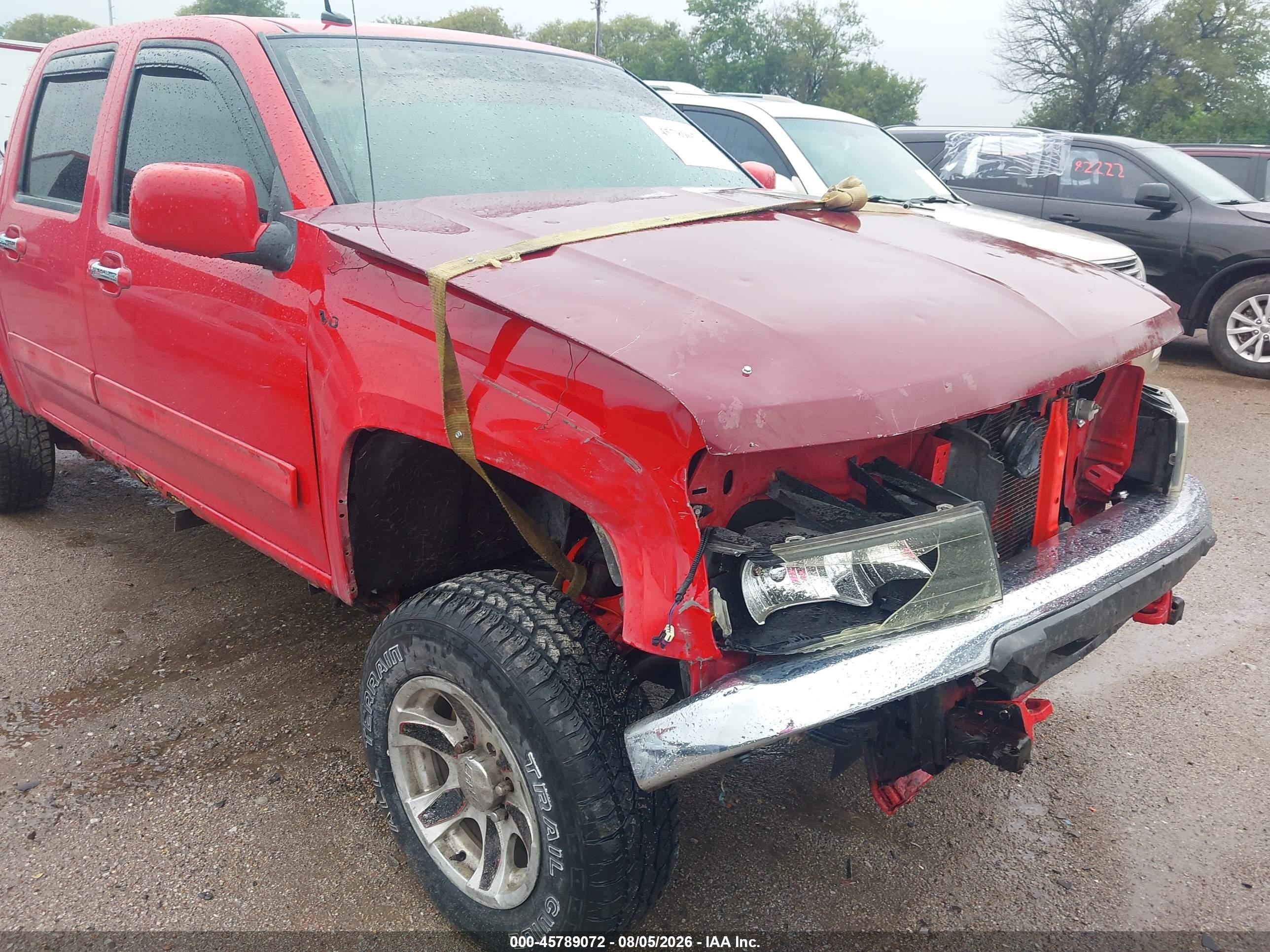 2011 Chevrolet Colorado 2lt Red vin: 1GCHTDFP2B8113409