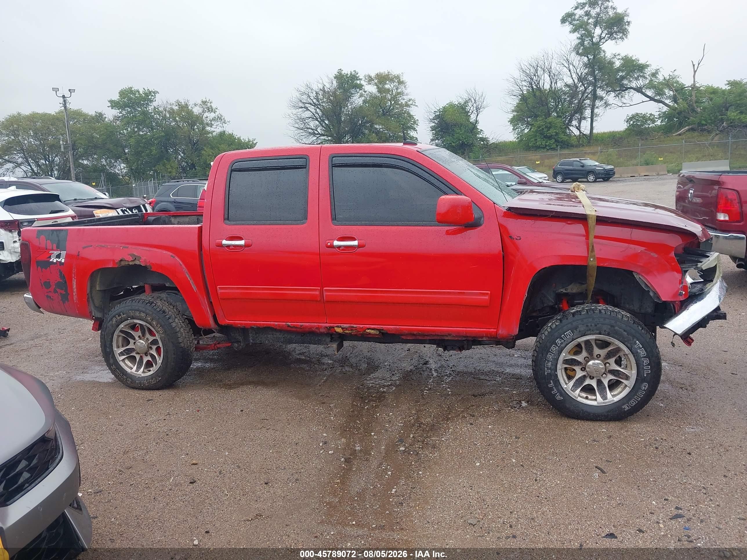 2011 Chevrolet Colorado 2lt Red vin: 1GCHTDFP2B8113409