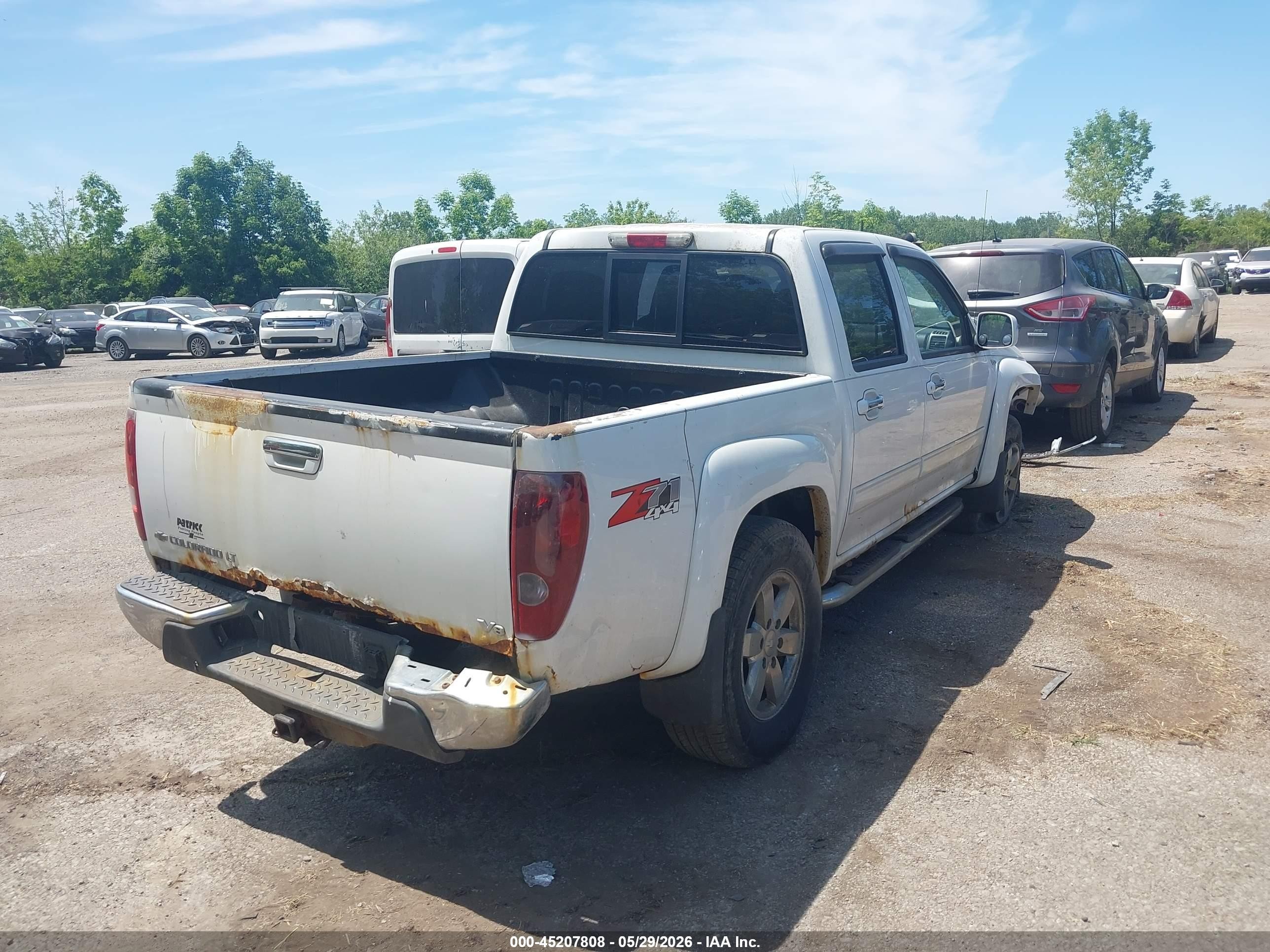 2011 Chevrolet Colorado 2lt White vin: 1GCHTDFP3B8136262