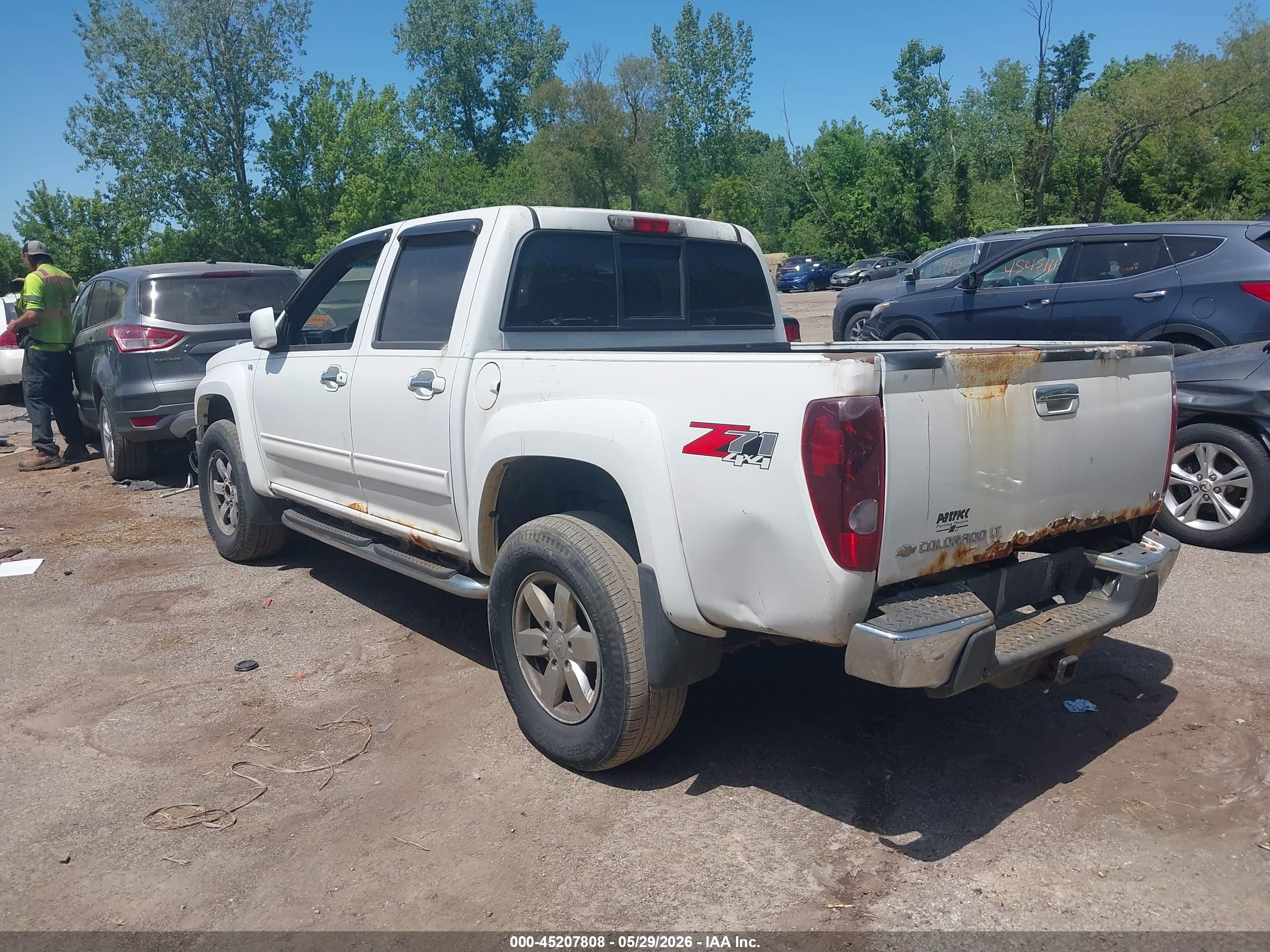 2011 Chevrolet Colorado 2lt White vin: 1GCHTDFP3B8136262