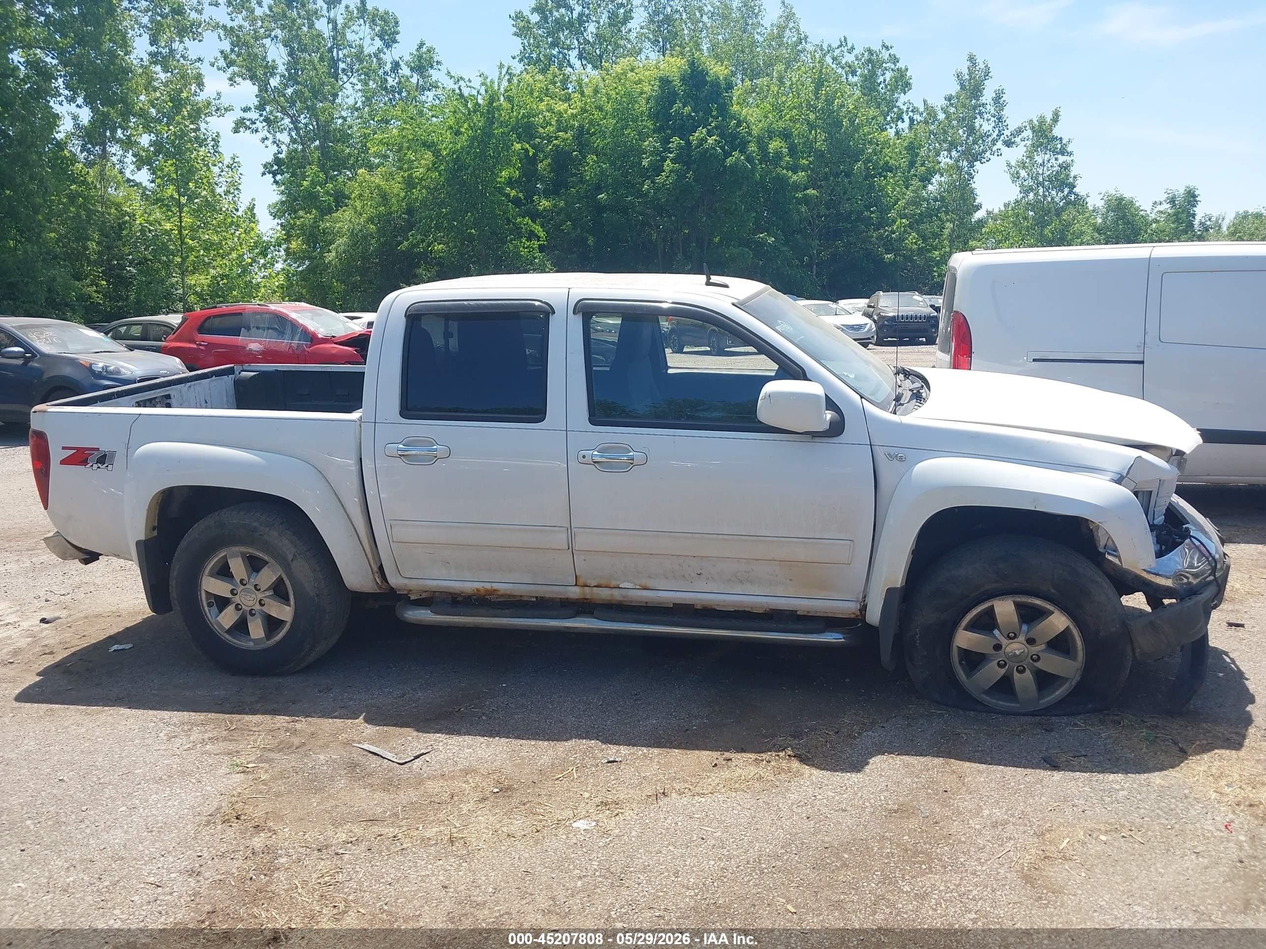2011 Chevrolet Colorado 2lt White vin: 1GCHTDFP3B8136262