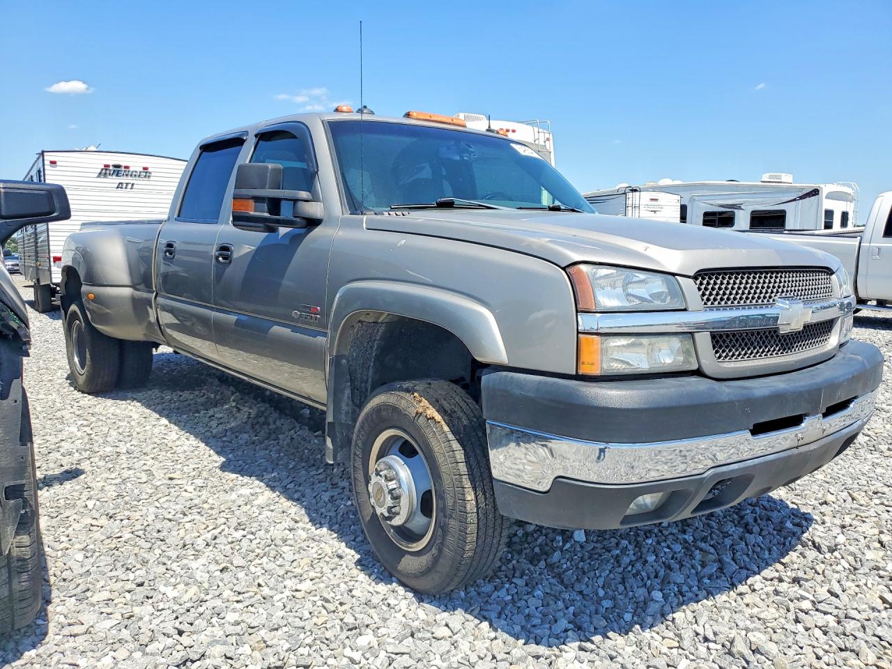 2003 Chevrolet Silverado K3500 Серый vin: 1GCJK33113F153752