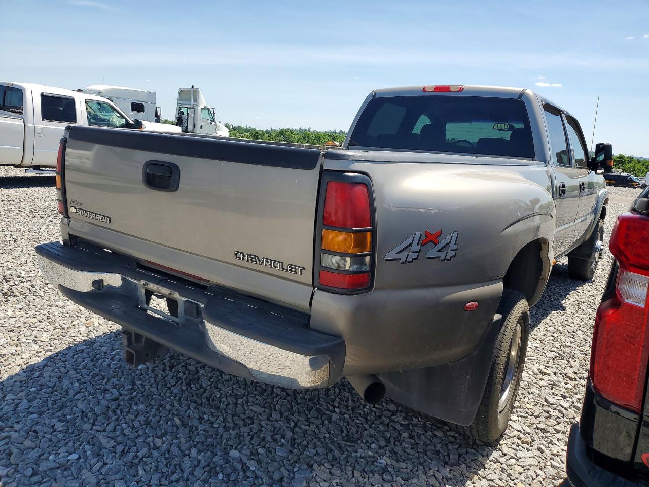 2003 Chevrolet Silverado K3500 Серый vin: 1GCJK33113F153752