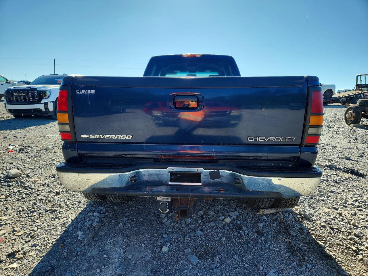 2002 Chevrolet Silverado K3500 Blue vin: 1GCJK33192F121954