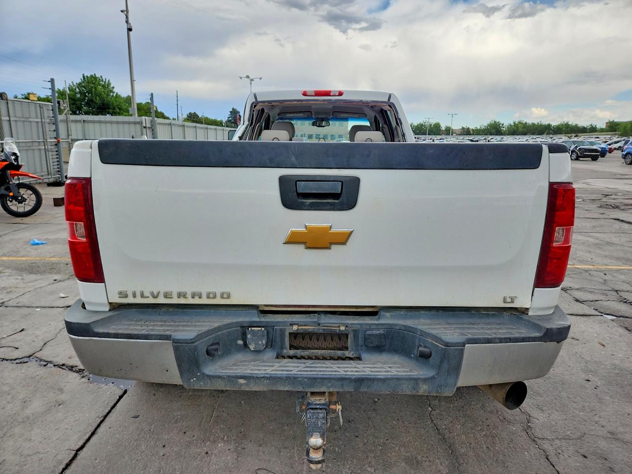 2007 Chevrolet Silverado K3500 White vin: 1GCJK33617F540626