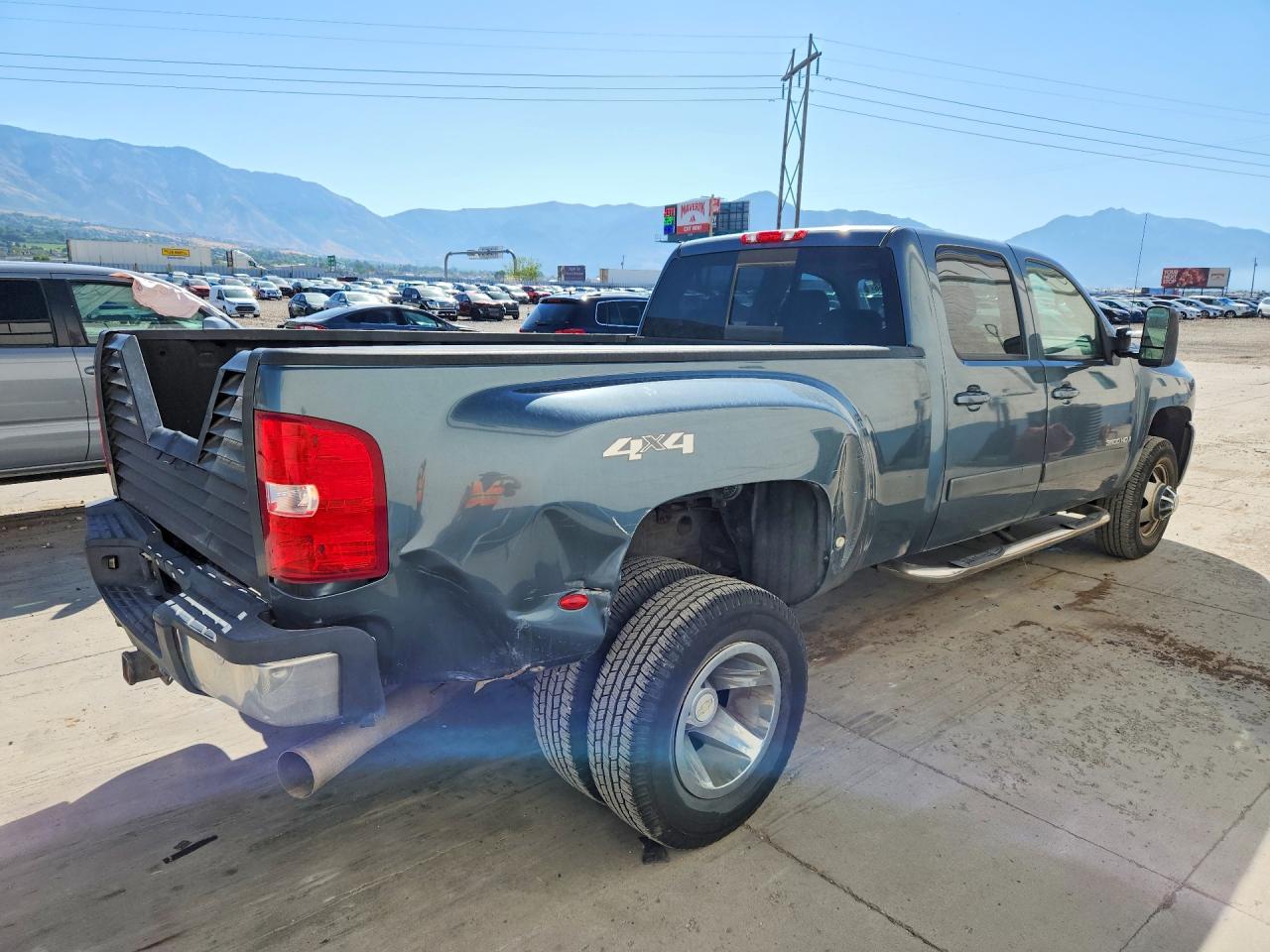 2008 Chevrolet Silverado K3500 Blue vin: 1GCJK33658F112270