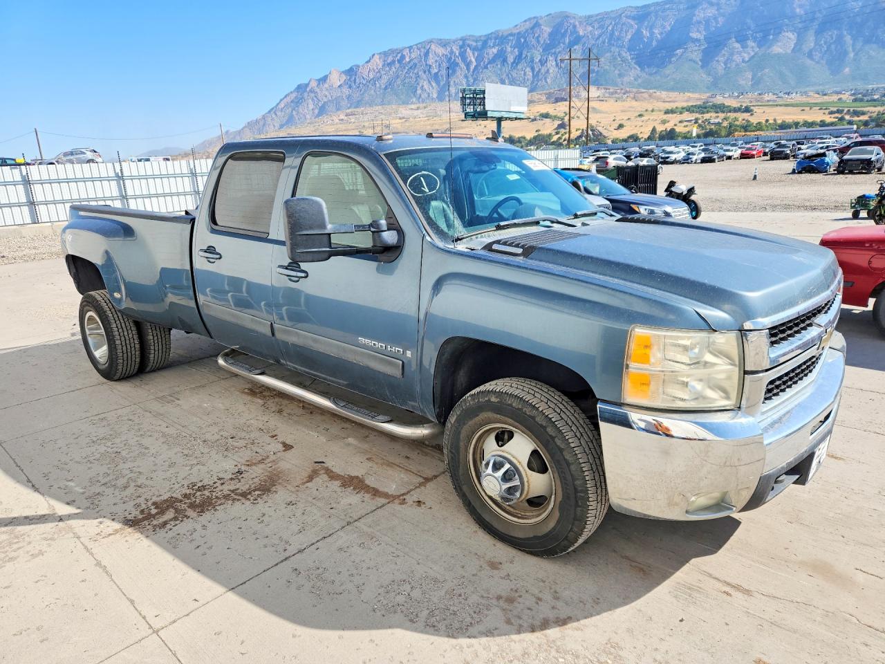 2008 Chevrolet Silverado K3500 Blue vin: 1GCJK33658F112270