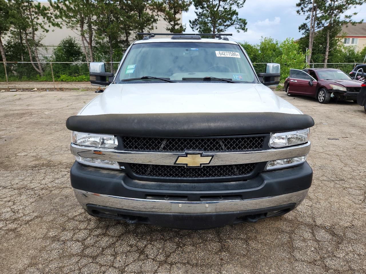 2001 Chevrolet Silverado K3500 White vin: 1GCJK33U91F116696