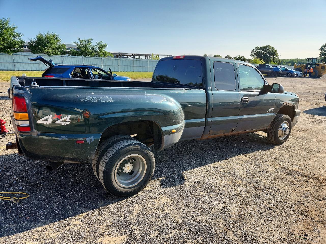 2003 Chevrolet Silverado K3500 Green vin: 1GCJK39183E243137