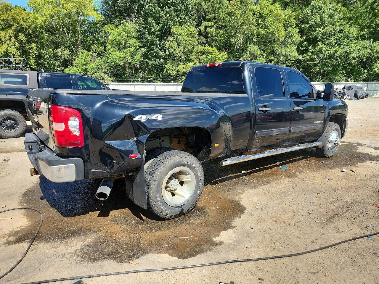 2009 Chevrolet Silverado K3500 Lt Black vin: 1GCJK83629F129431