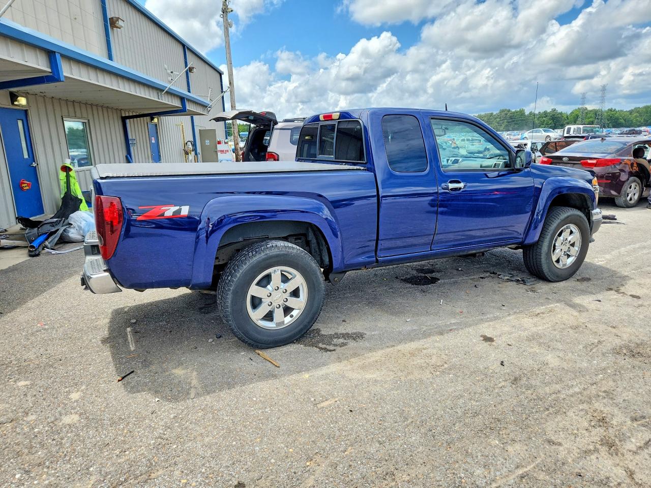 2011 Chevrolet Colorado Lt Blue vin: 1GCJSDFE2B8111422