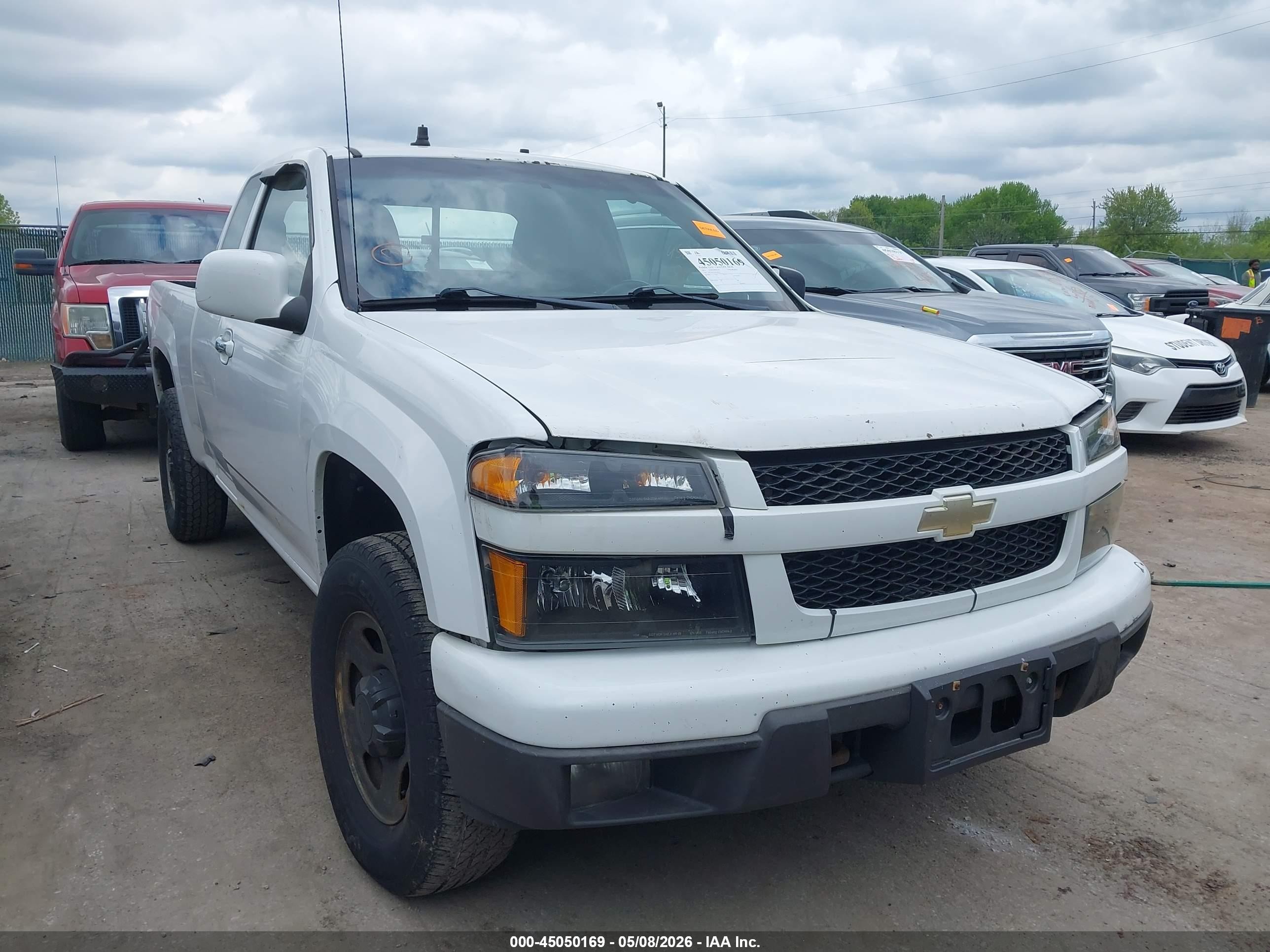 2011 Chevrolet Colorado Work Truck White vin: 1GCJTBF91B8100352