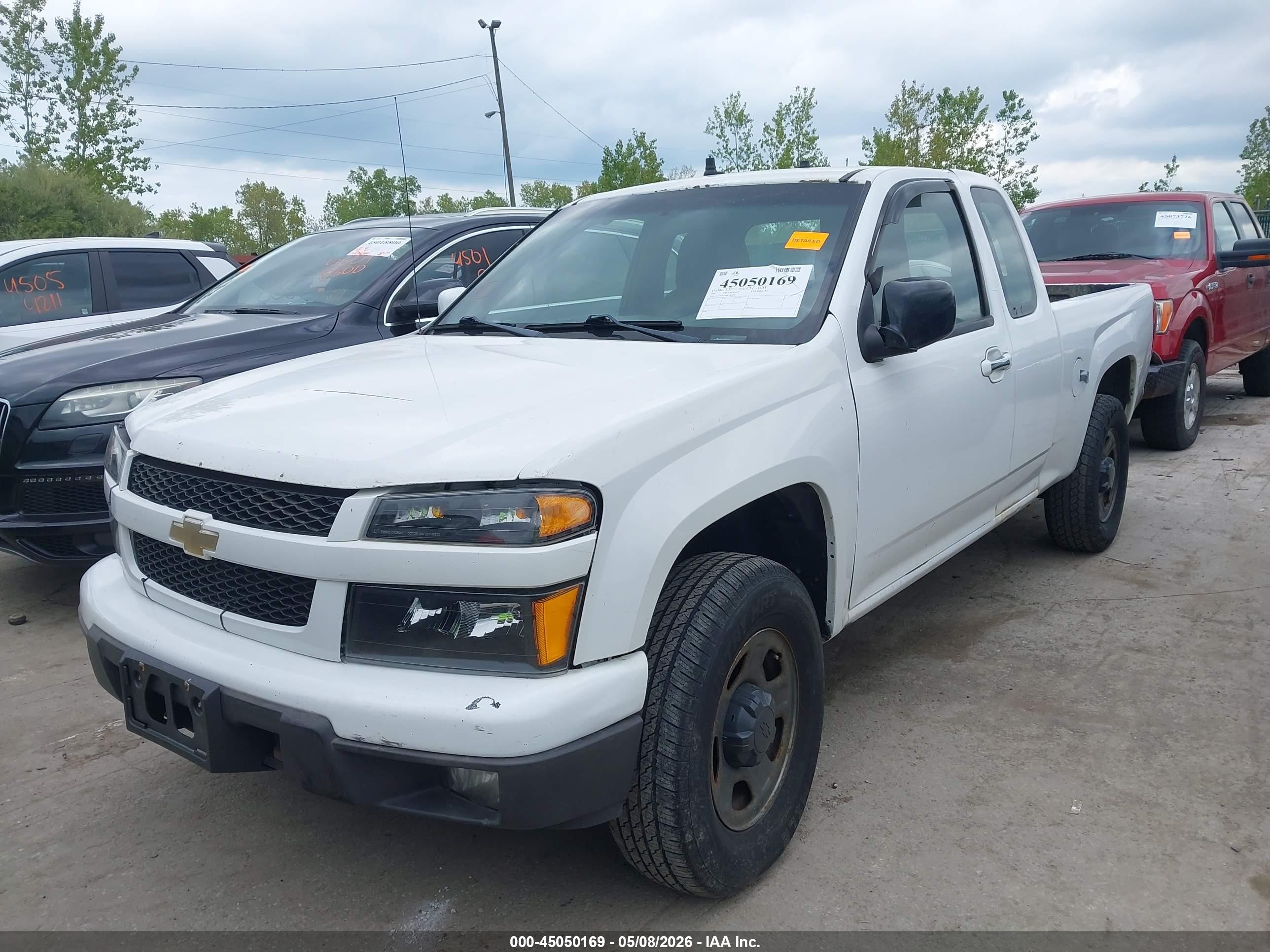 2011 Chevrolet Colorado Work Truck White vin: 1GCJTBF91B8100352