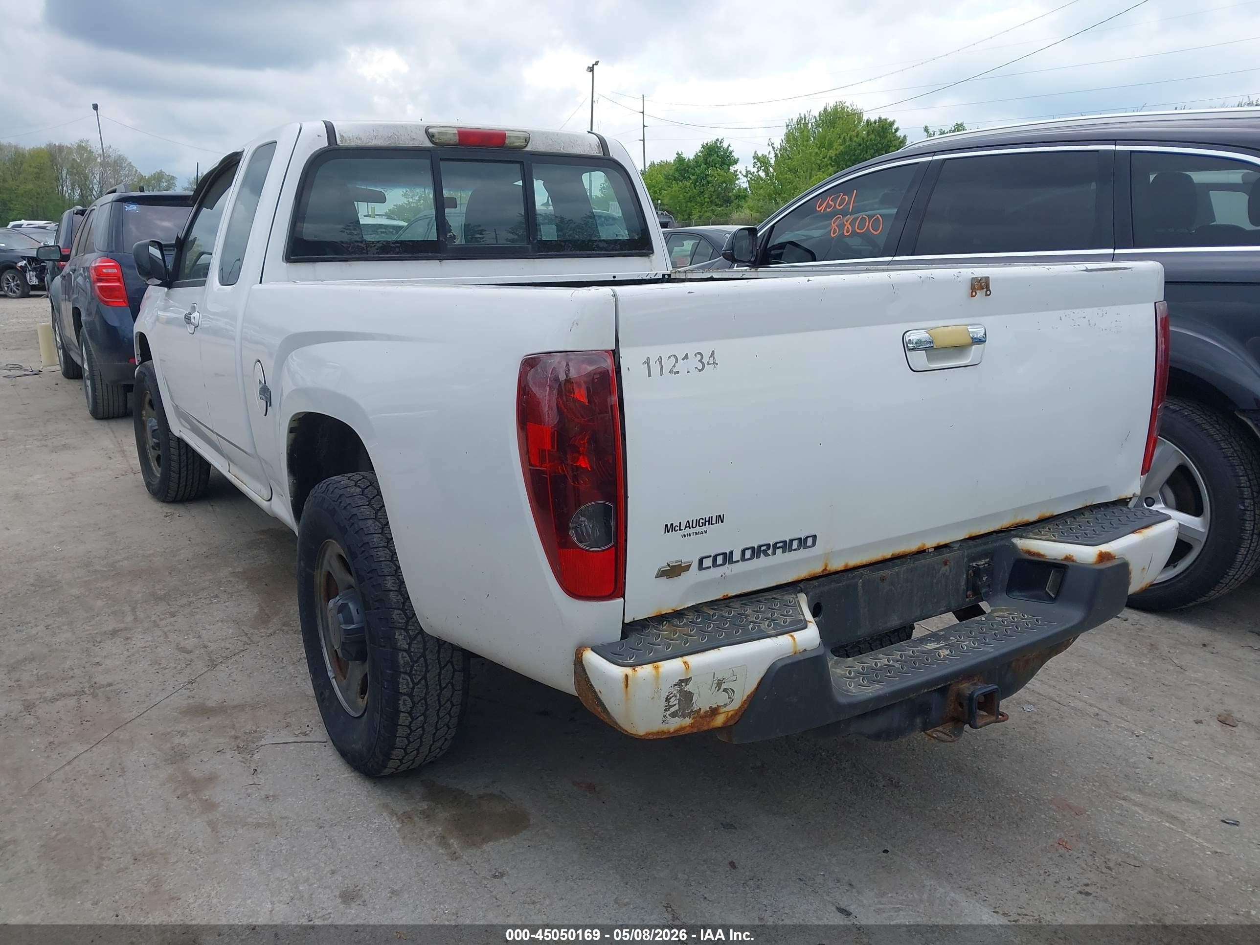 2011 Chevrolet Colorado Work Truck White vin: 1GCJTBF91B8100352
