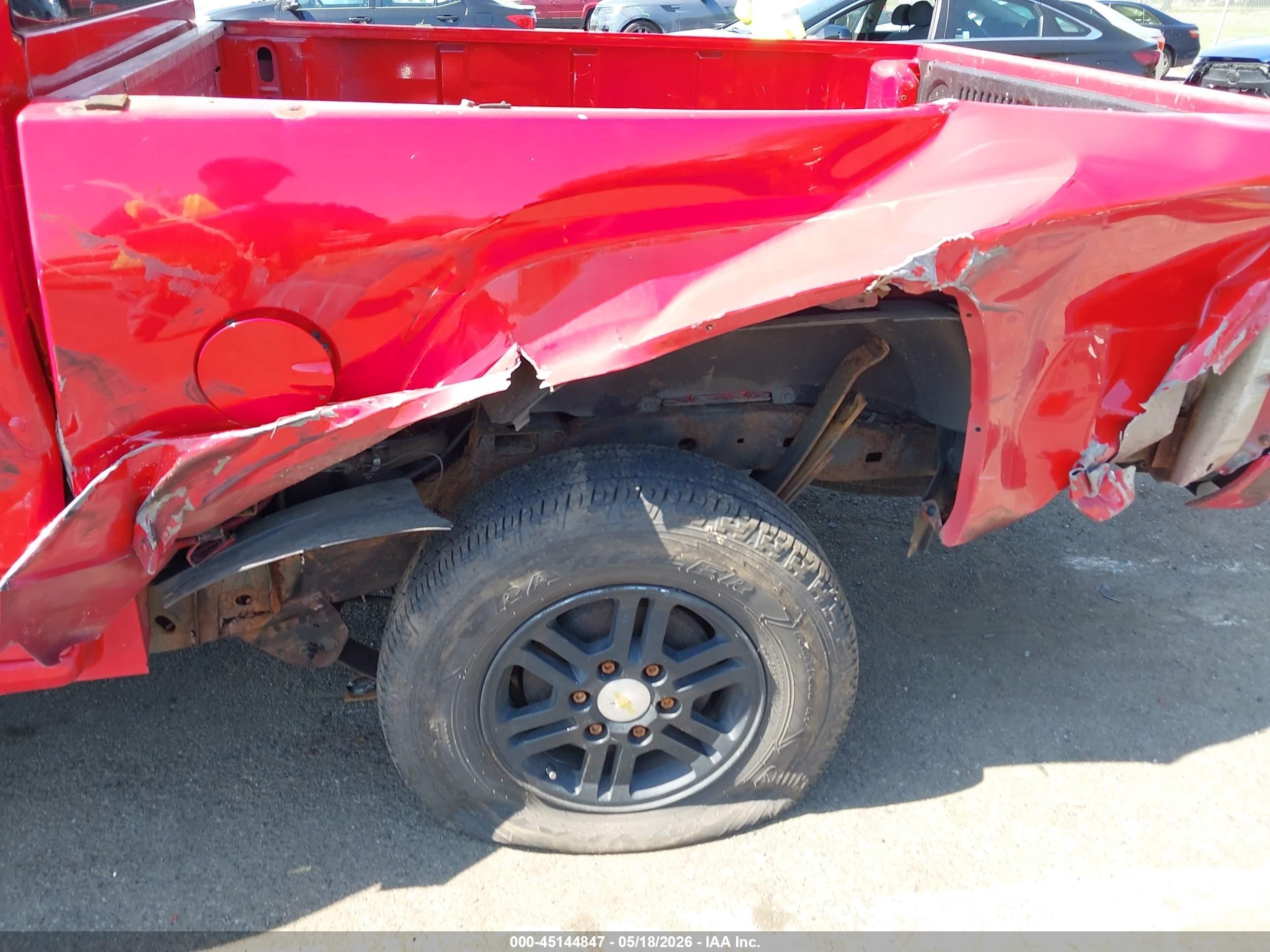 2012 Chevrolet Colorado Work Truck Red vin: 1GCJTBF93C8167214