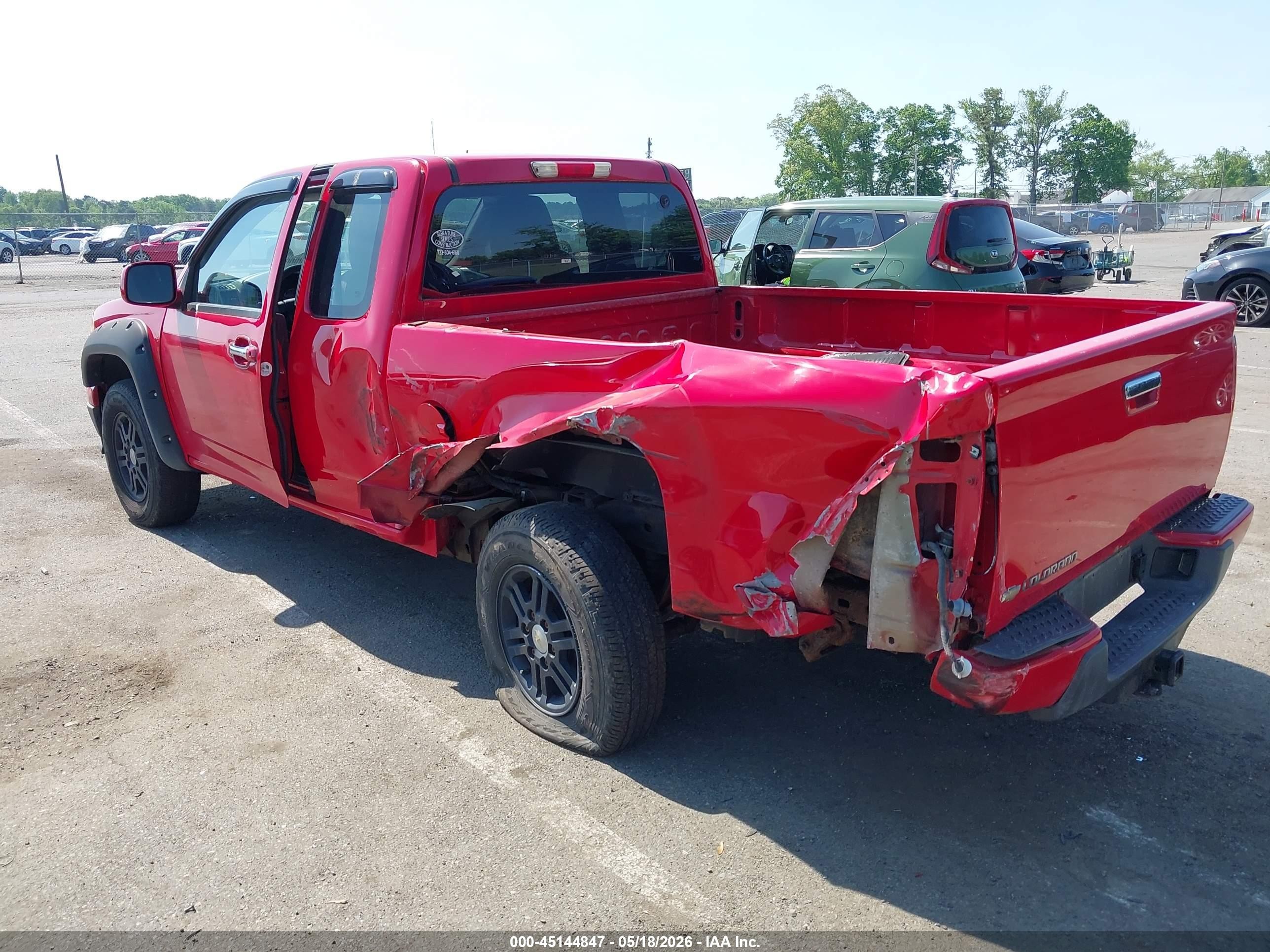 2012 Chevrolet Colorado Work Truck Red vin: 1GCJTBF93C8167214