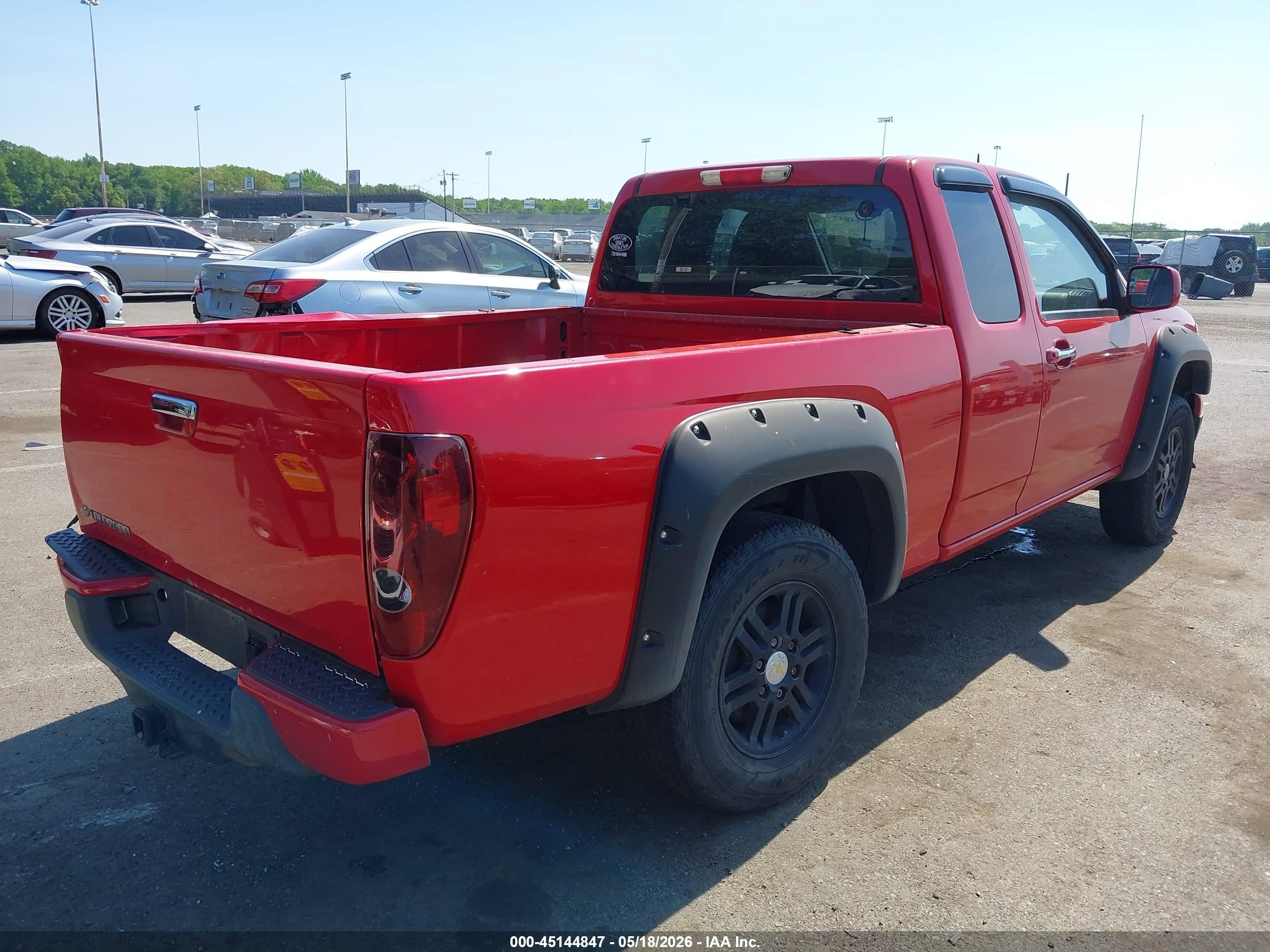 2012 Chevrolet Colorado Work Truck Red vin: 1GCJTBF93C8167214