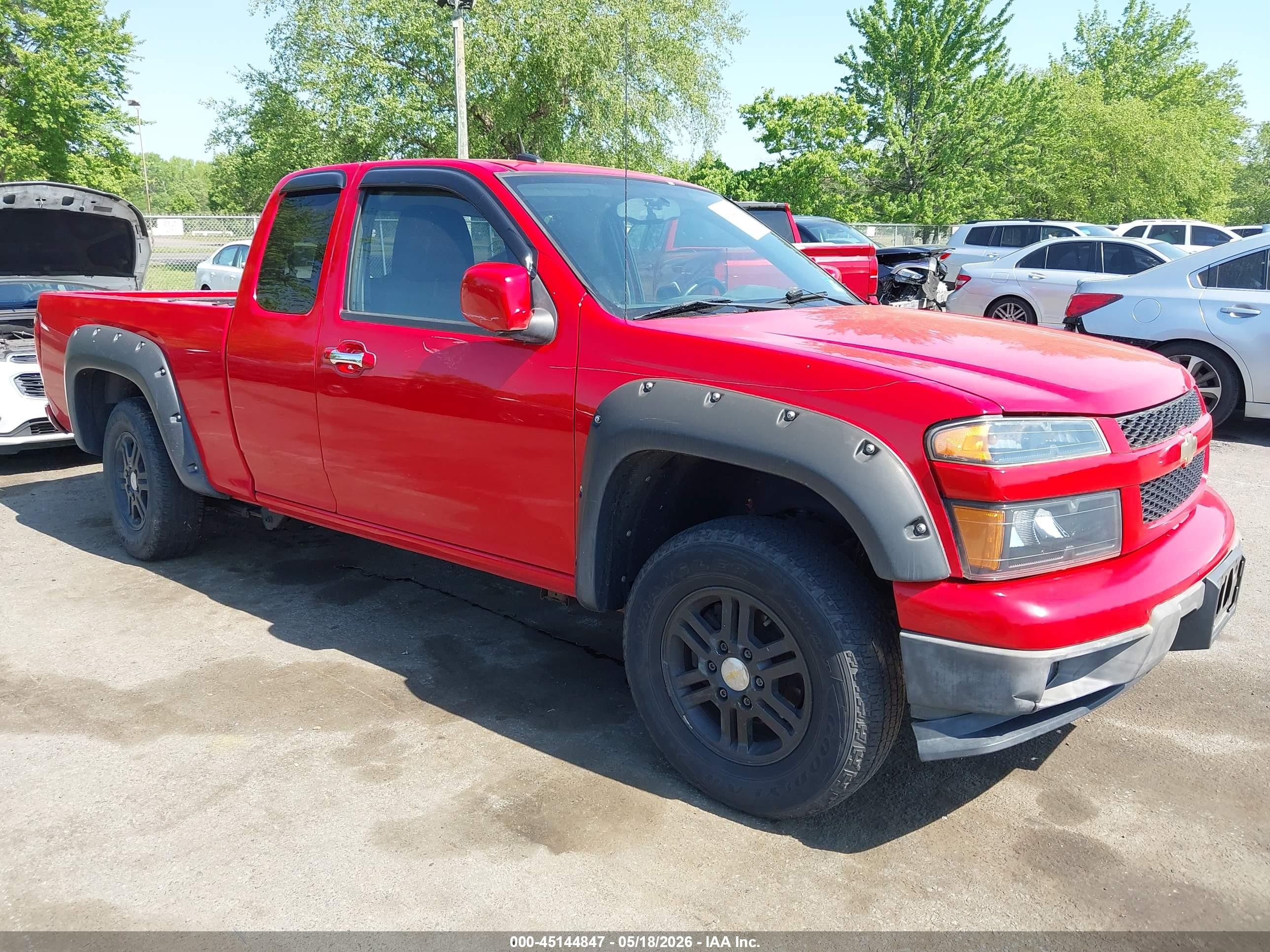 2012 Chevrolet Colorado Work Truck Red vin: 1GCJTBF93C8167214