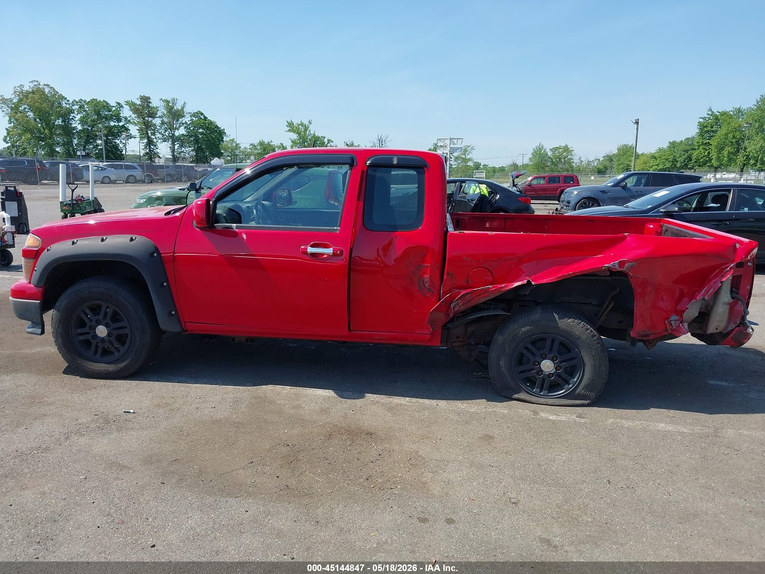 2012 Chevrolet Colorado Work Truck Red vin: 1GCJTBF93C8167214