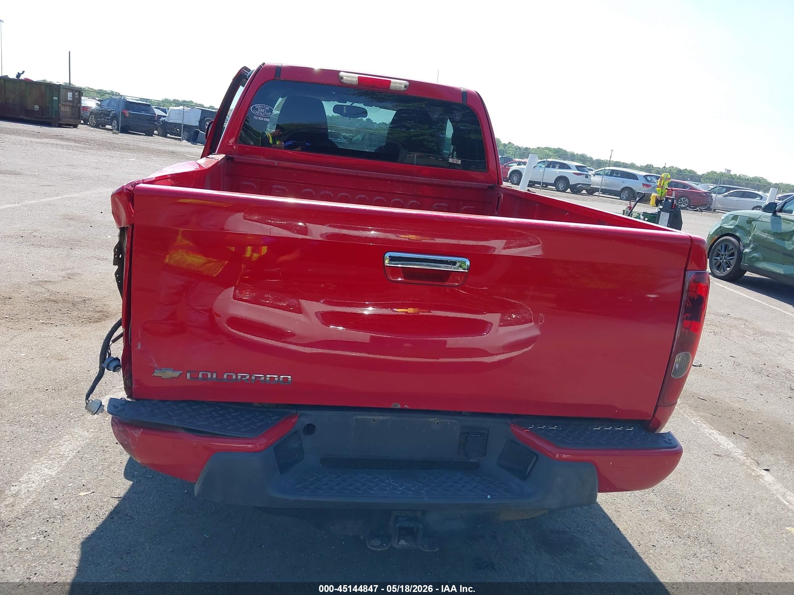 2012 Chevrolet Colorado Work Truck Red vin: 1GCJTBF93C8167214
