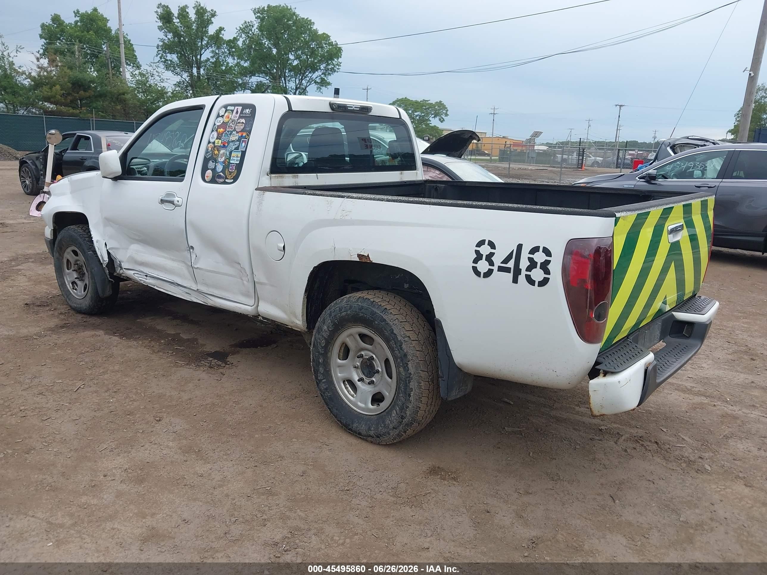 2012 Chevrolet Colorado Work Truck Белый vin: 1GCJTBFE2C8162616