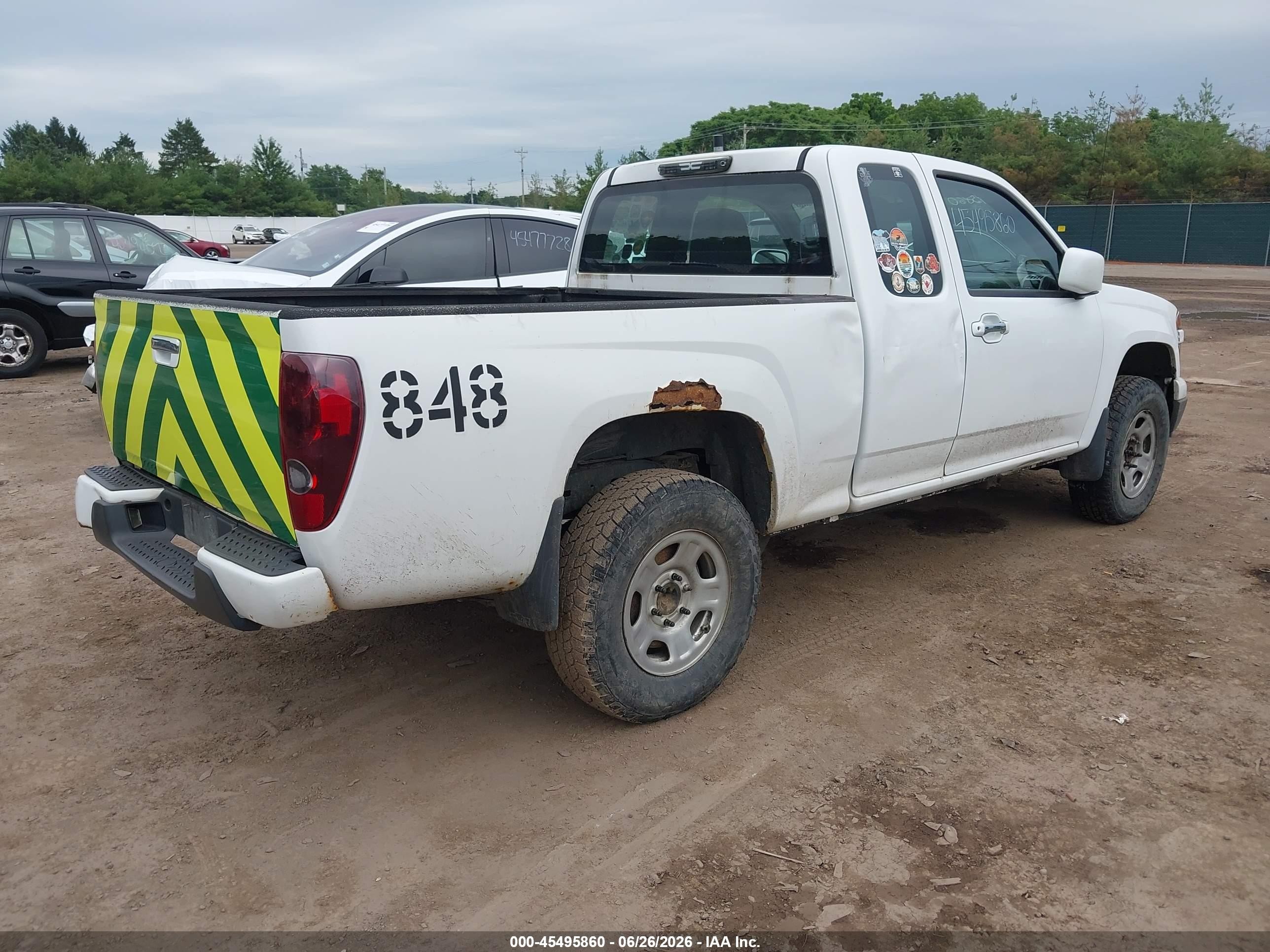 2012 Chevrolet Colorado Work Truck Белый vin: 1GCJTBFE2C8162616