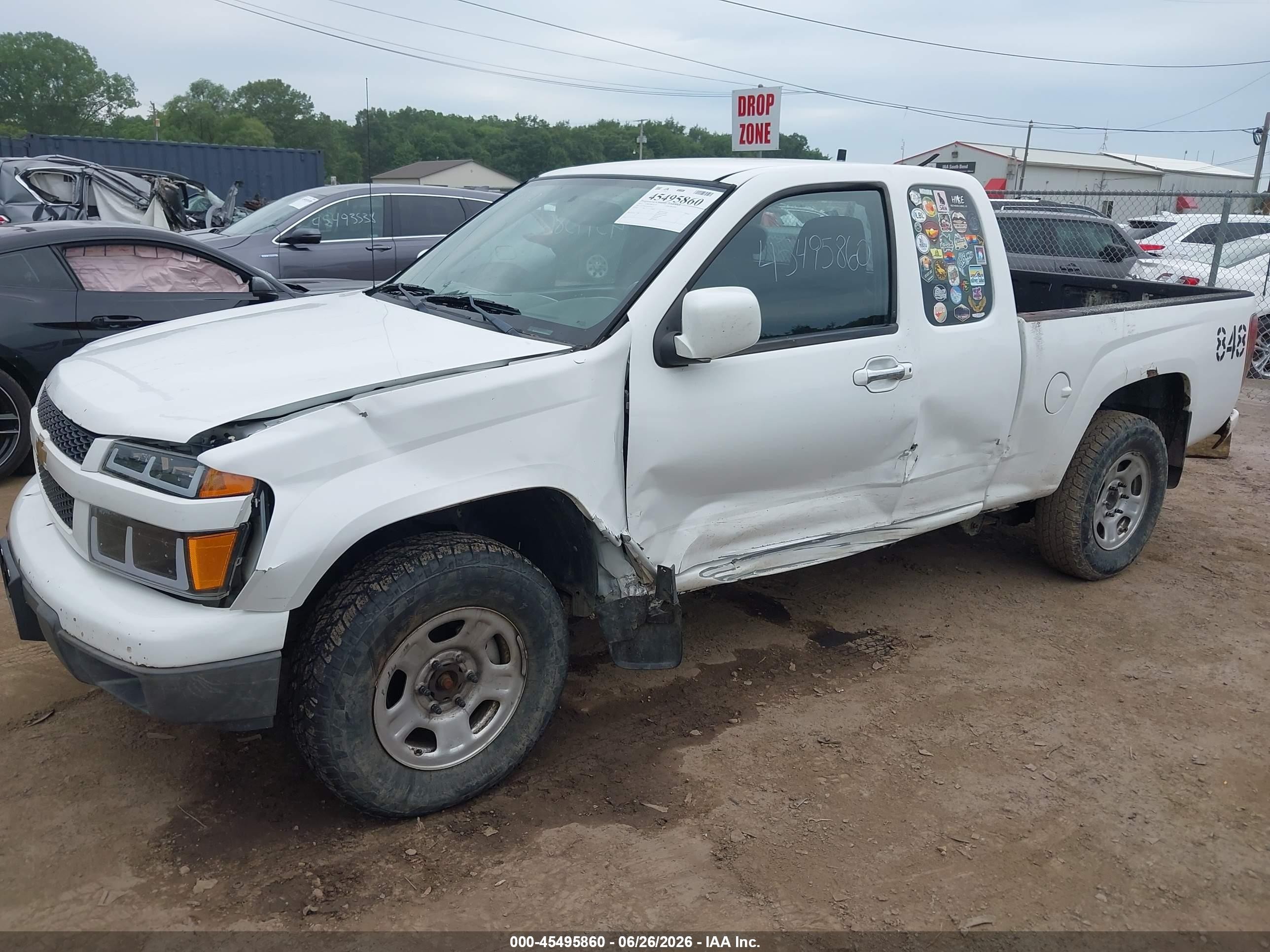 2012 Chevrolet Colorado Work Truck Белый vin: 1GCJTBFE2C8162616