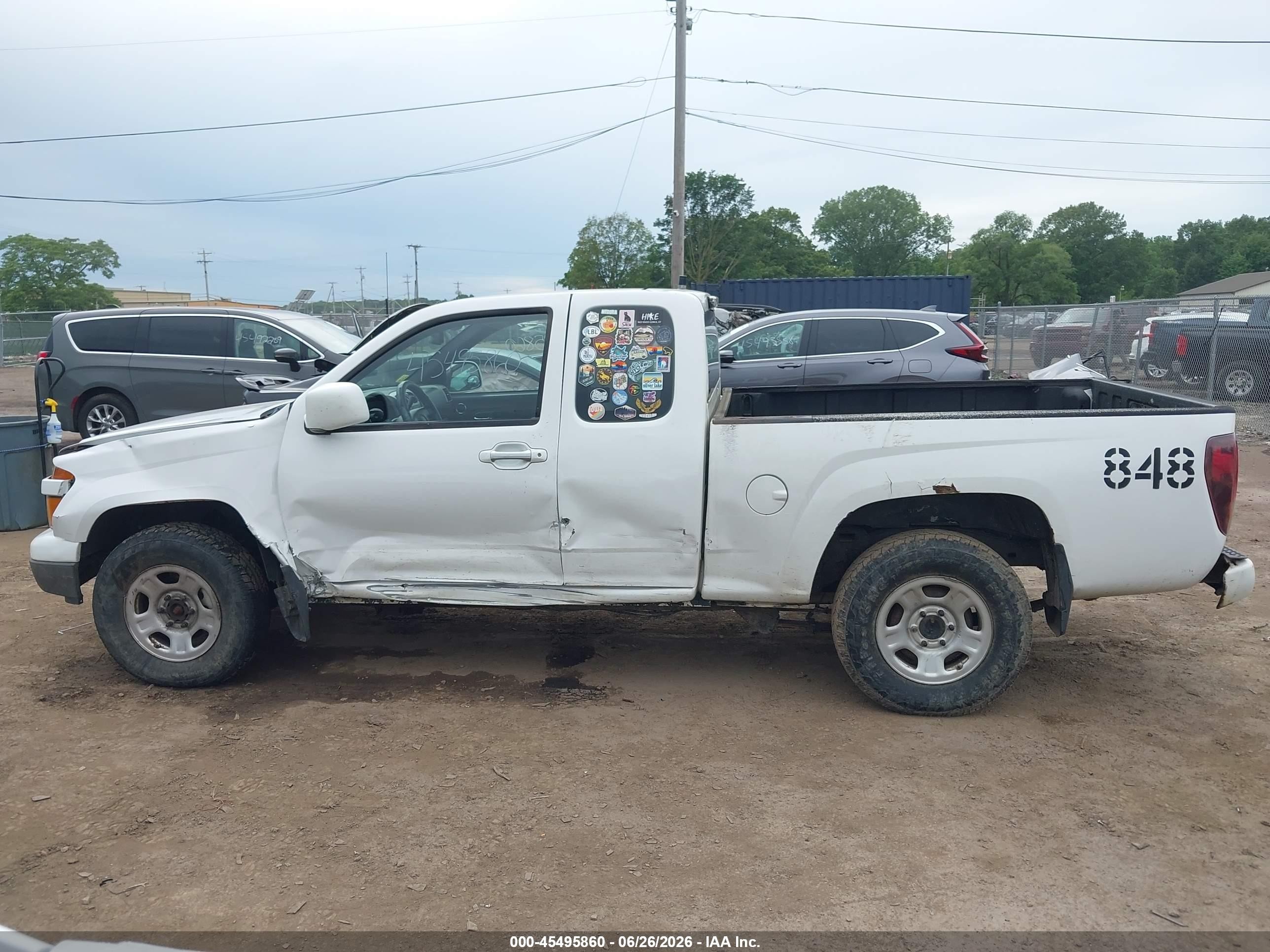 2012 Chevrolet Colorado Work Truck Белый vin: 1GCJTBFE2C8162616