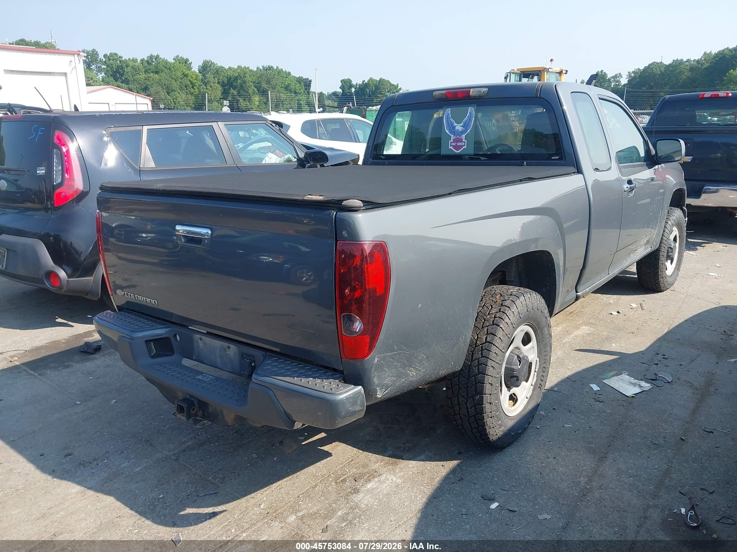 2012 Chevrolet Colorado Work Truck Gray vin: 1GCJTBFE8C8135744