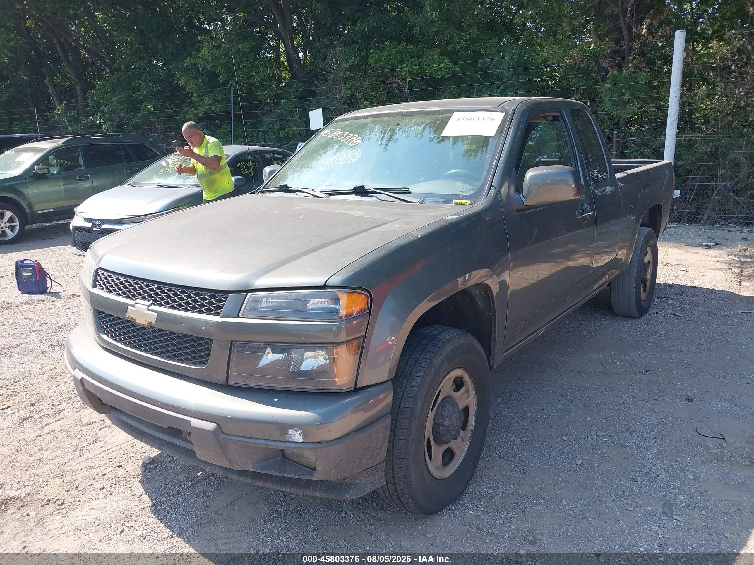 2011 Chevrolet Colorado Work Truck Gray vin: 1GCJTBFE9B8132009