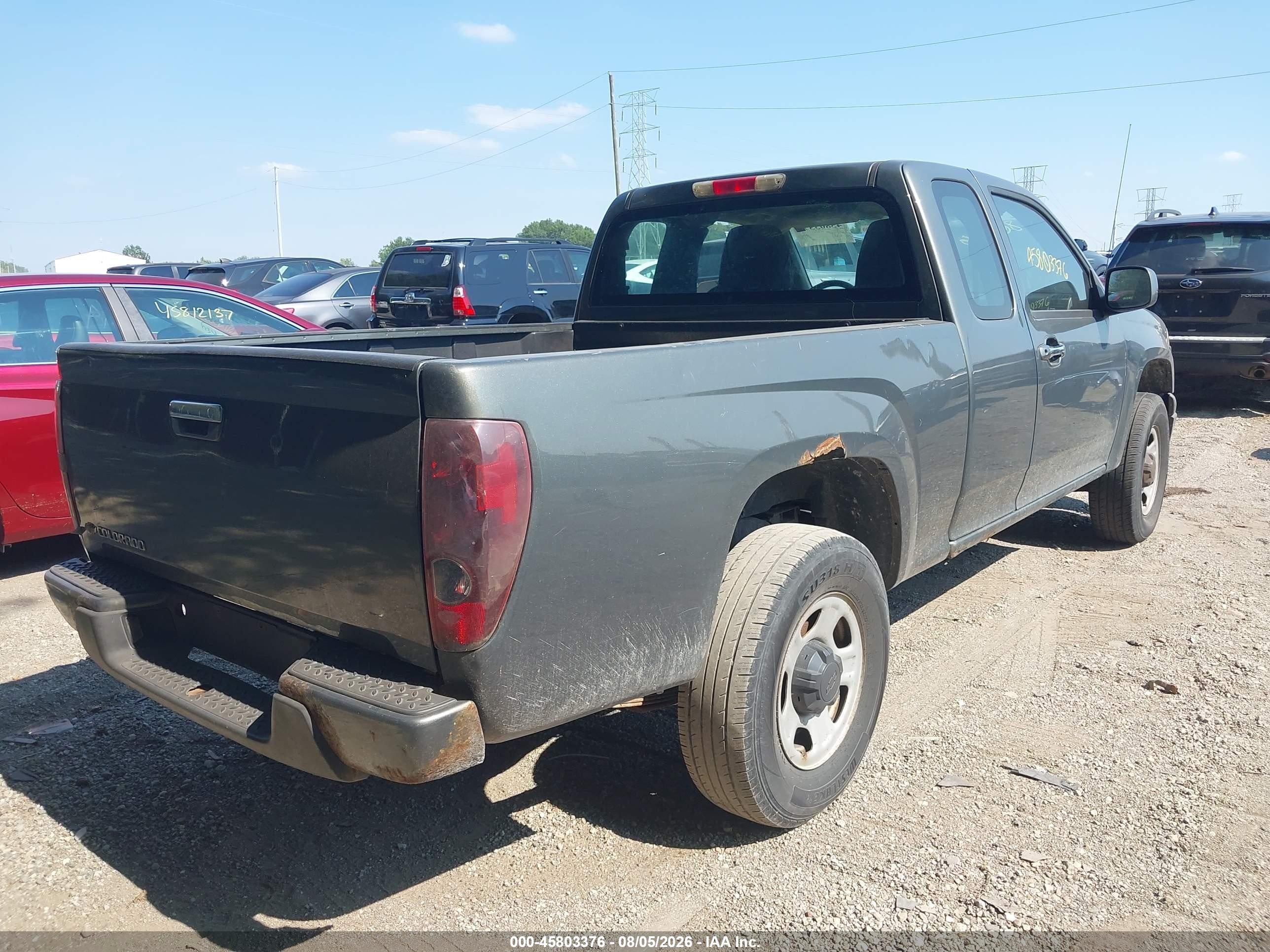 2011 Chevrolet Colorado Work Truck Gray vin: 1GCJTBFE9B8132009