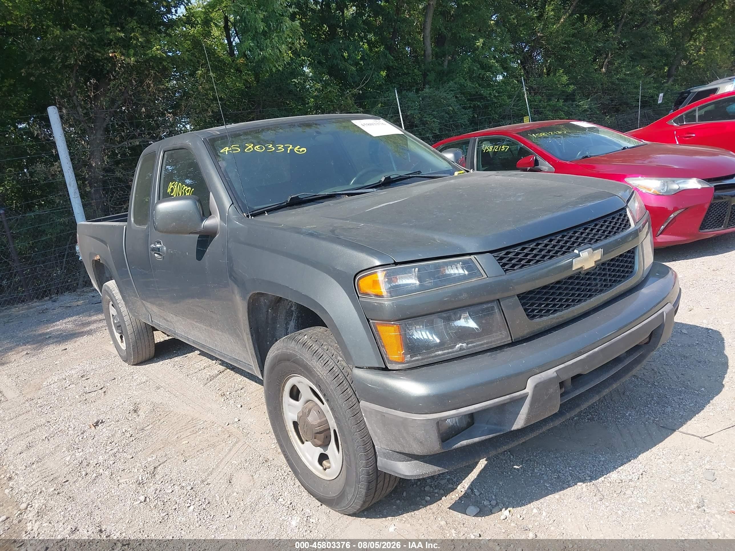 2011 Chevrolet Colorado Work Truck Gray vin: 1GCJTBFE9B8132009