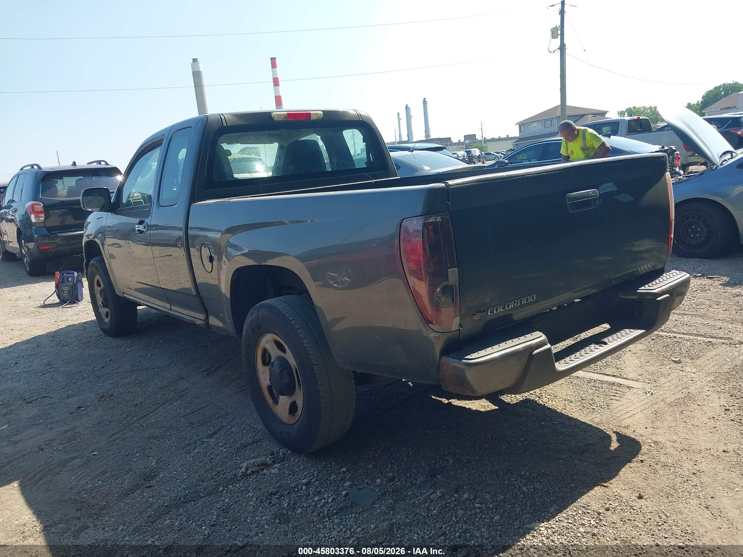 2011 Chevrolet Colorado Work Truck Gray vin: 1GCJTBFE9B8132009